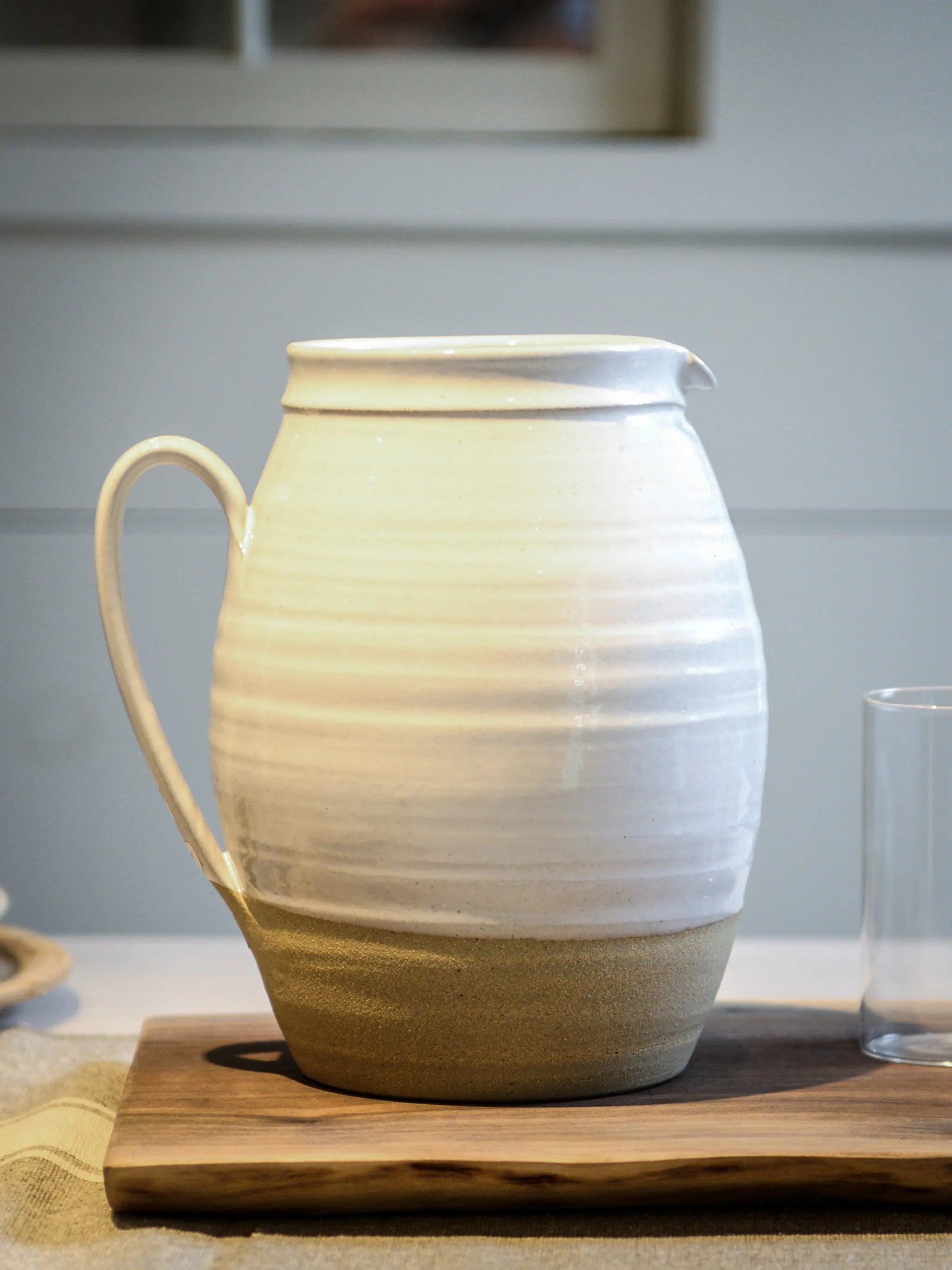 Farmhouse Pottery Barrel Jug