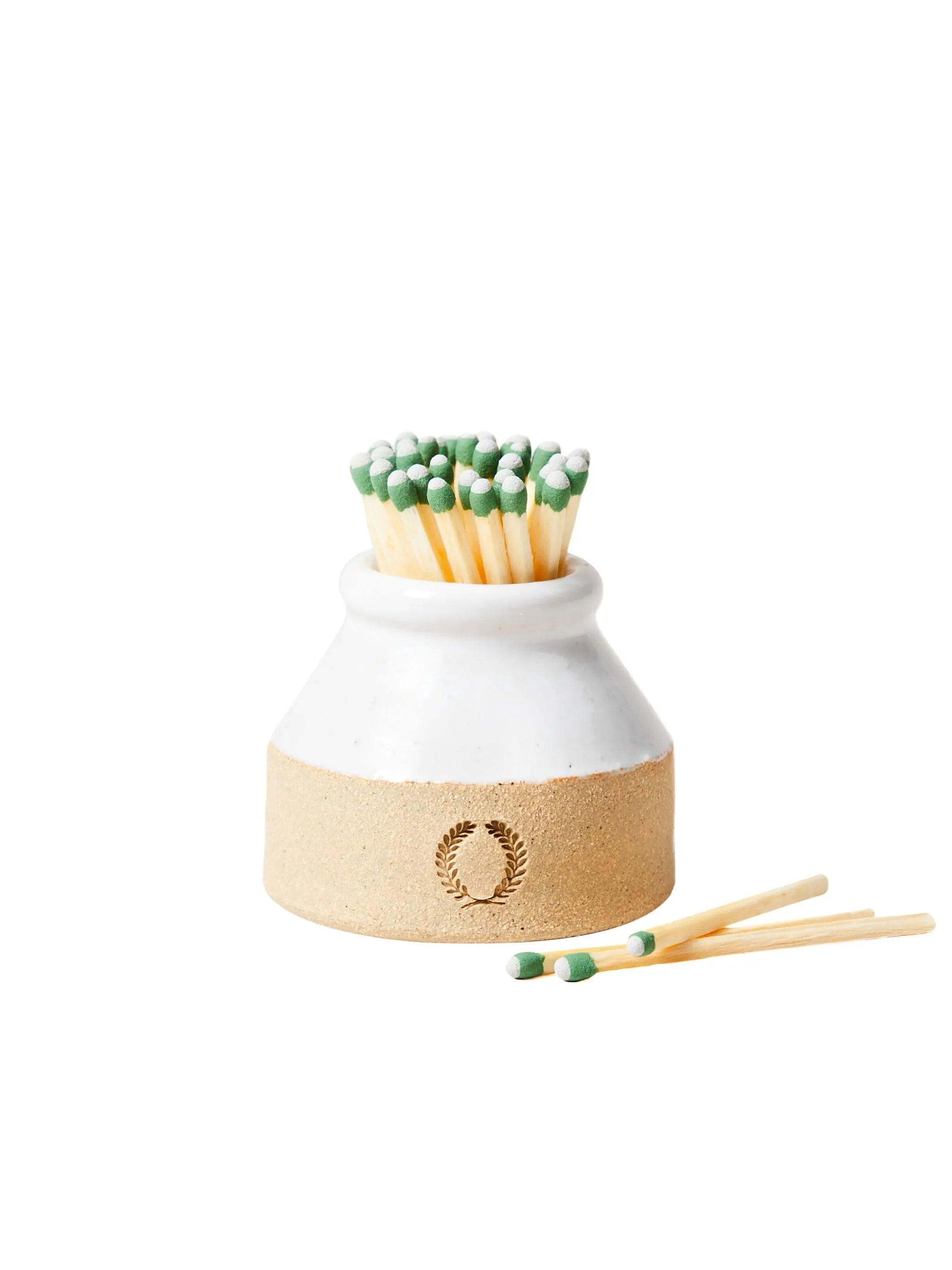 Farmhouse Pottery Milk Bottle Match Striker