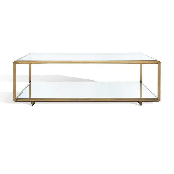 Florabella Bronze Mirrored Coffee Table - The Mayfair Hall