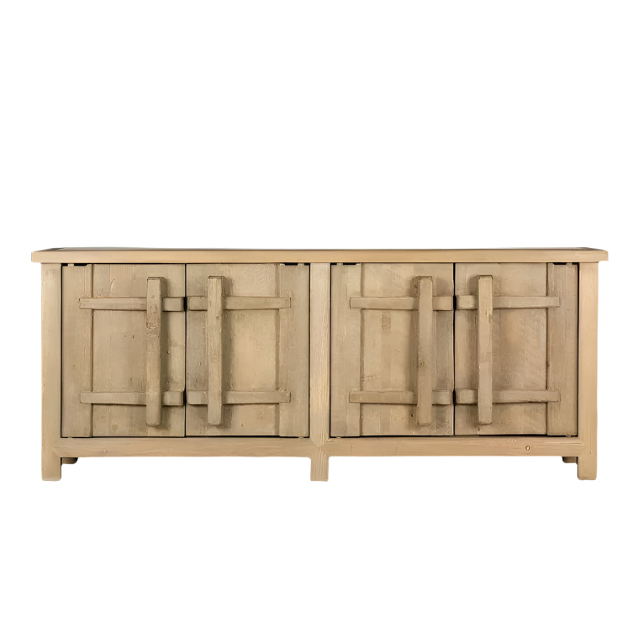 Four Door Elm Cabinet