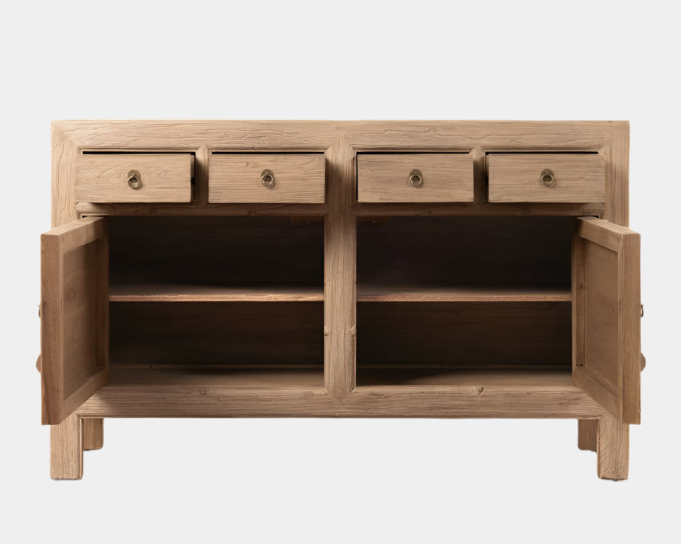 Four Drawer Elm Cabinet