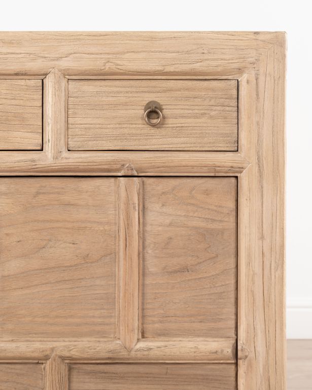 Four Drawer Elm Cabinet