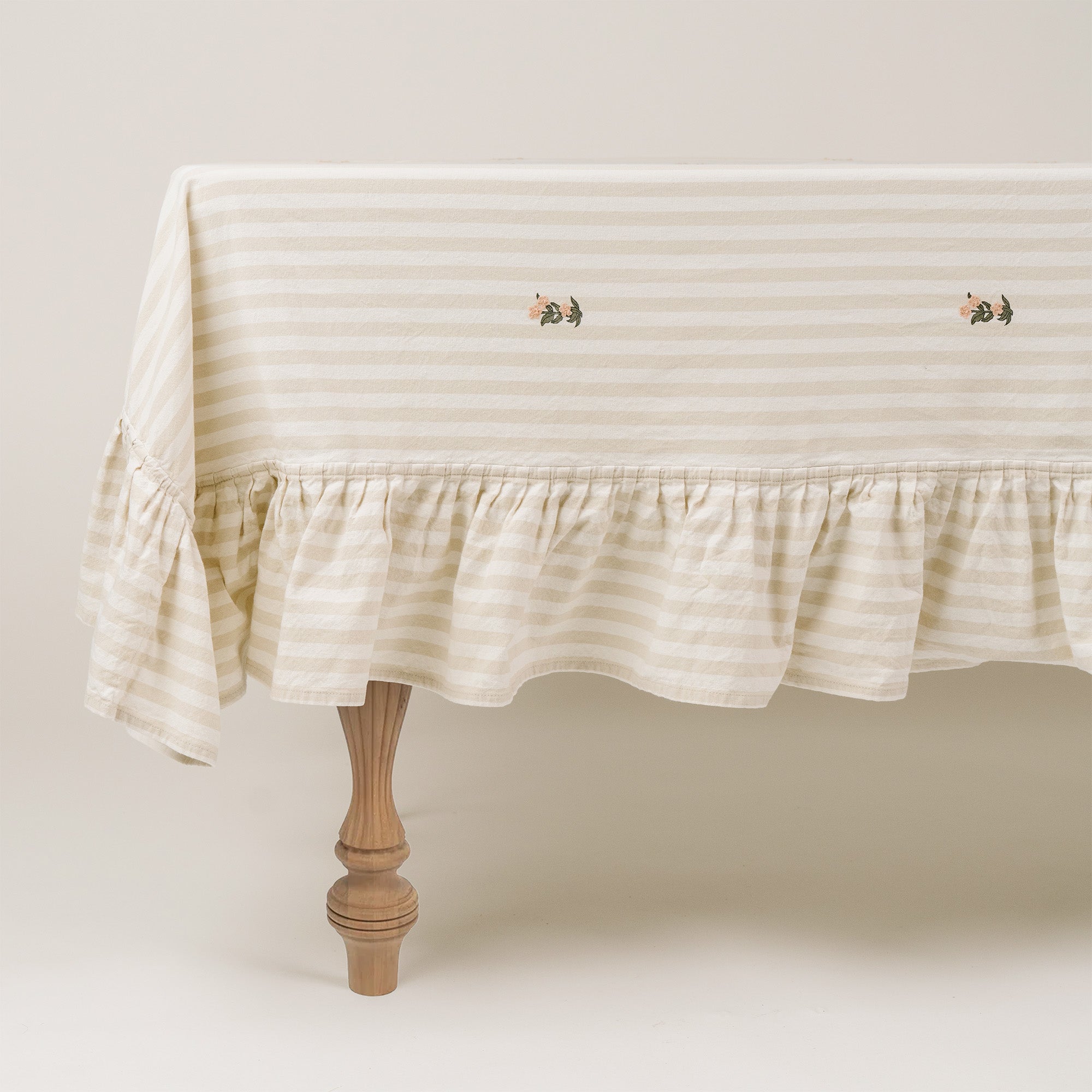 60 x 90 Frances Ruffled Tablecloth