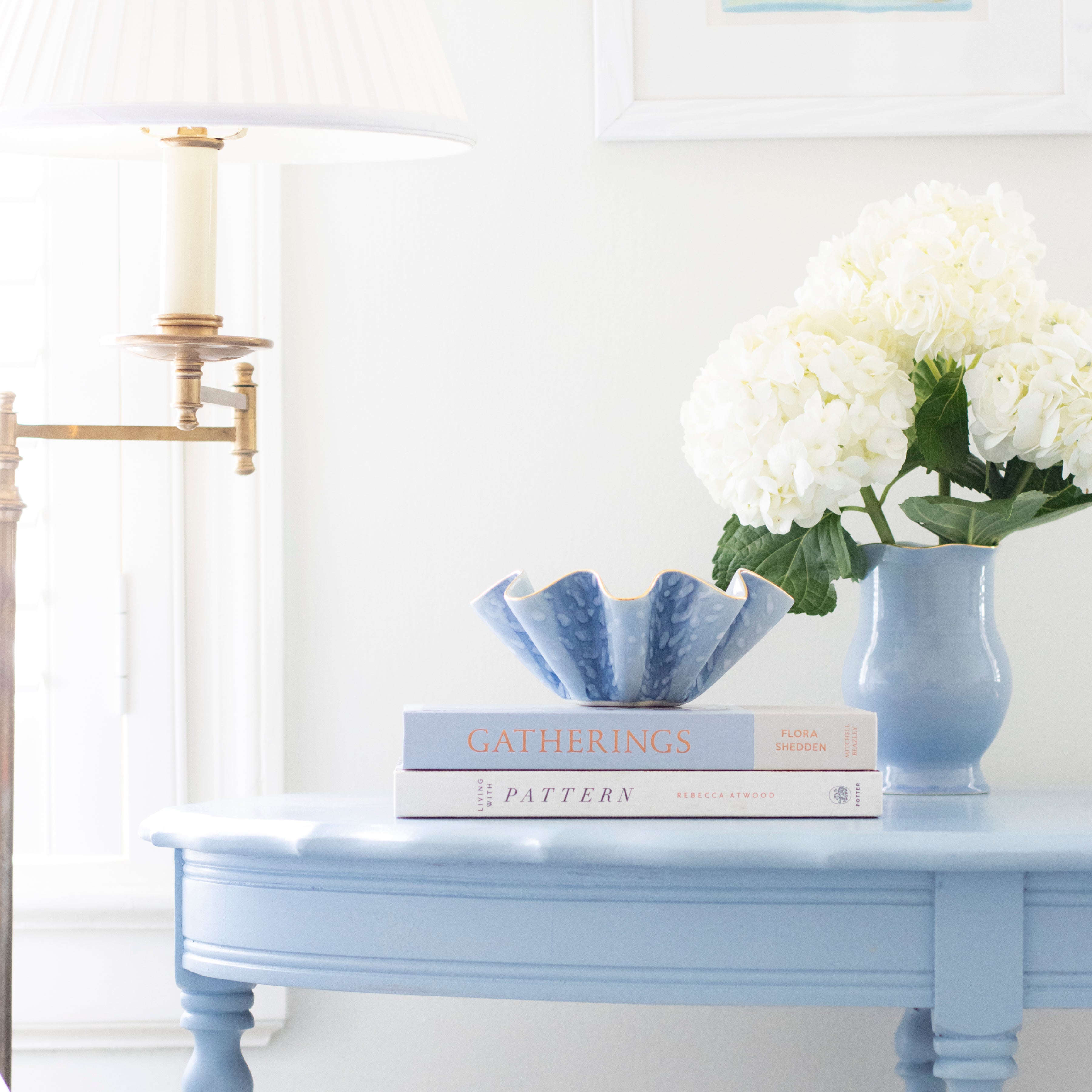 Bijou Blue Antelope Wavy Bowl