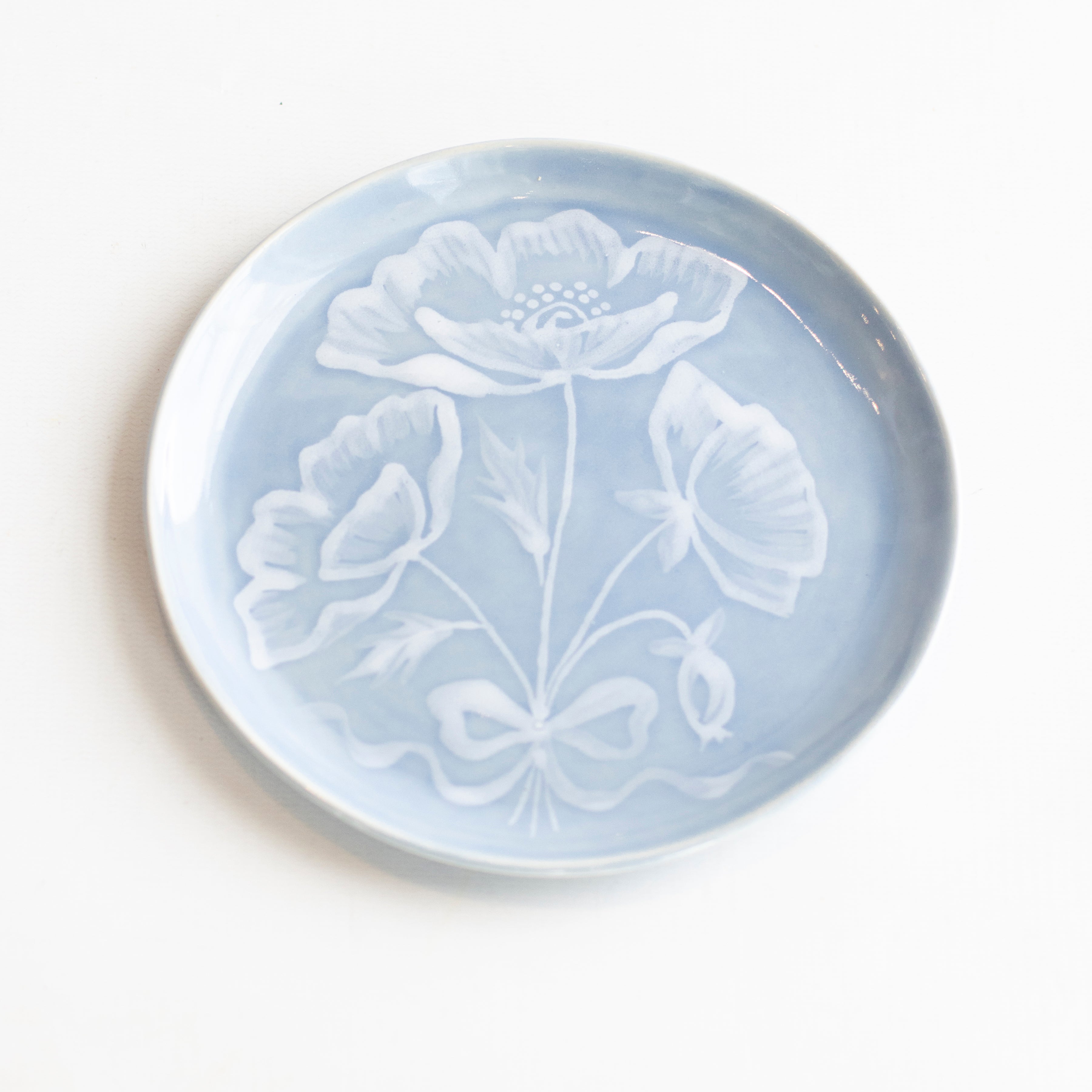 Keepsake Plate in Classic Poppy
