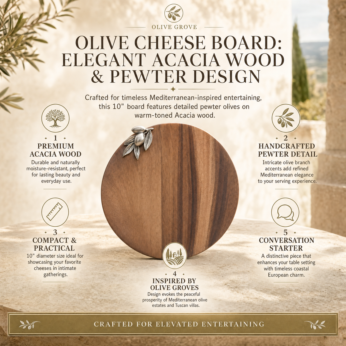 Olive Cheese Board