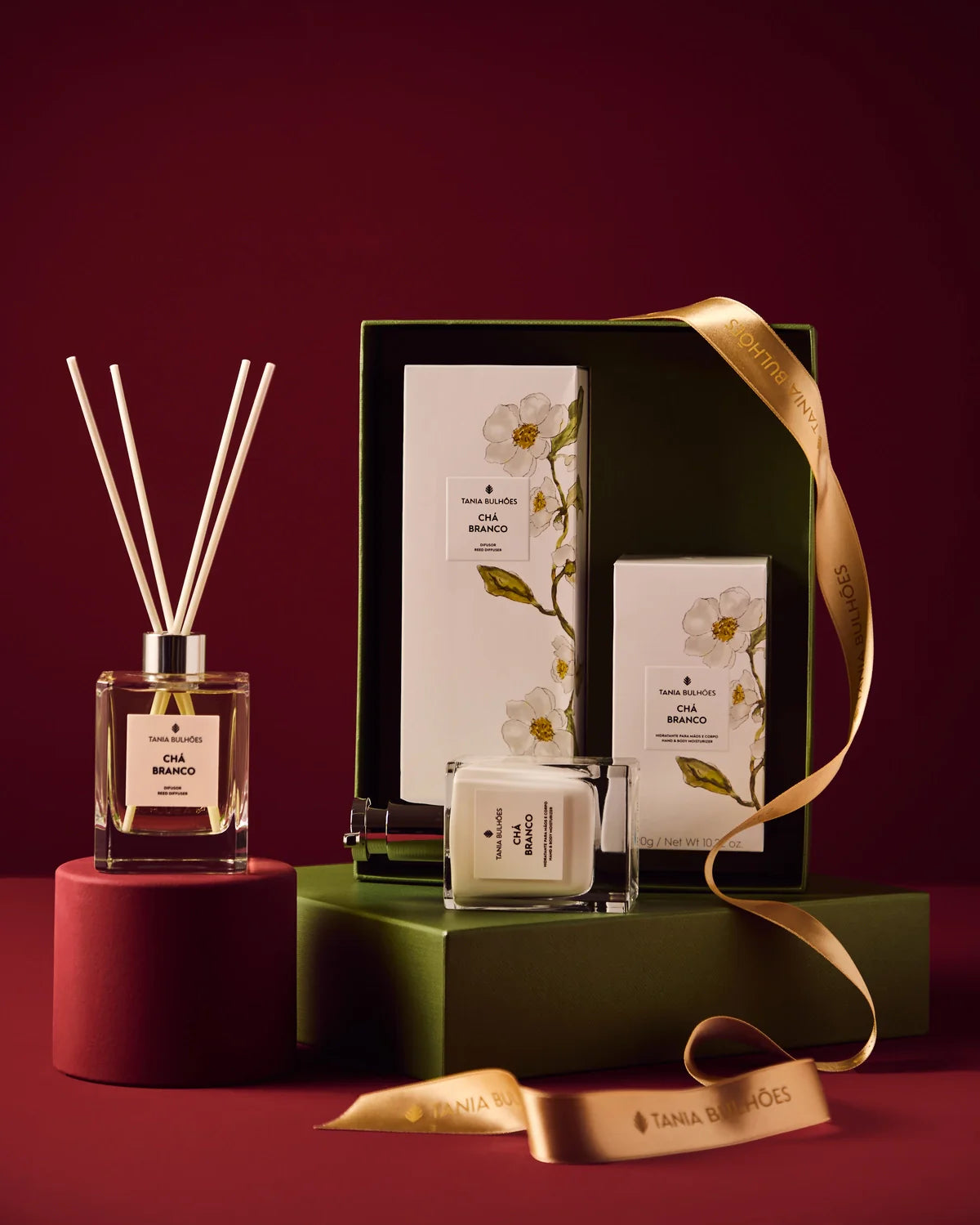 Kit Cha Branco Reed Diffuser & Liquid Soap (set of 2)