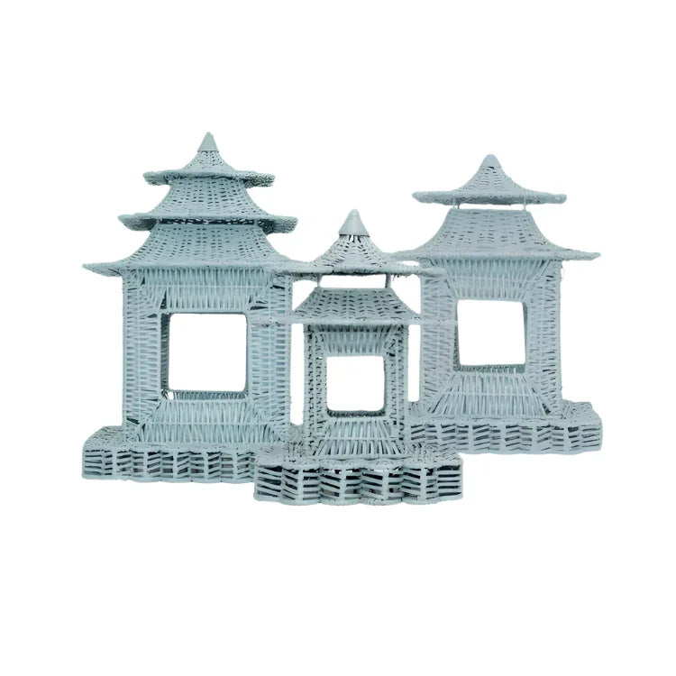 Pale Blue Scalloped Pagoda - The Mayfair Hall