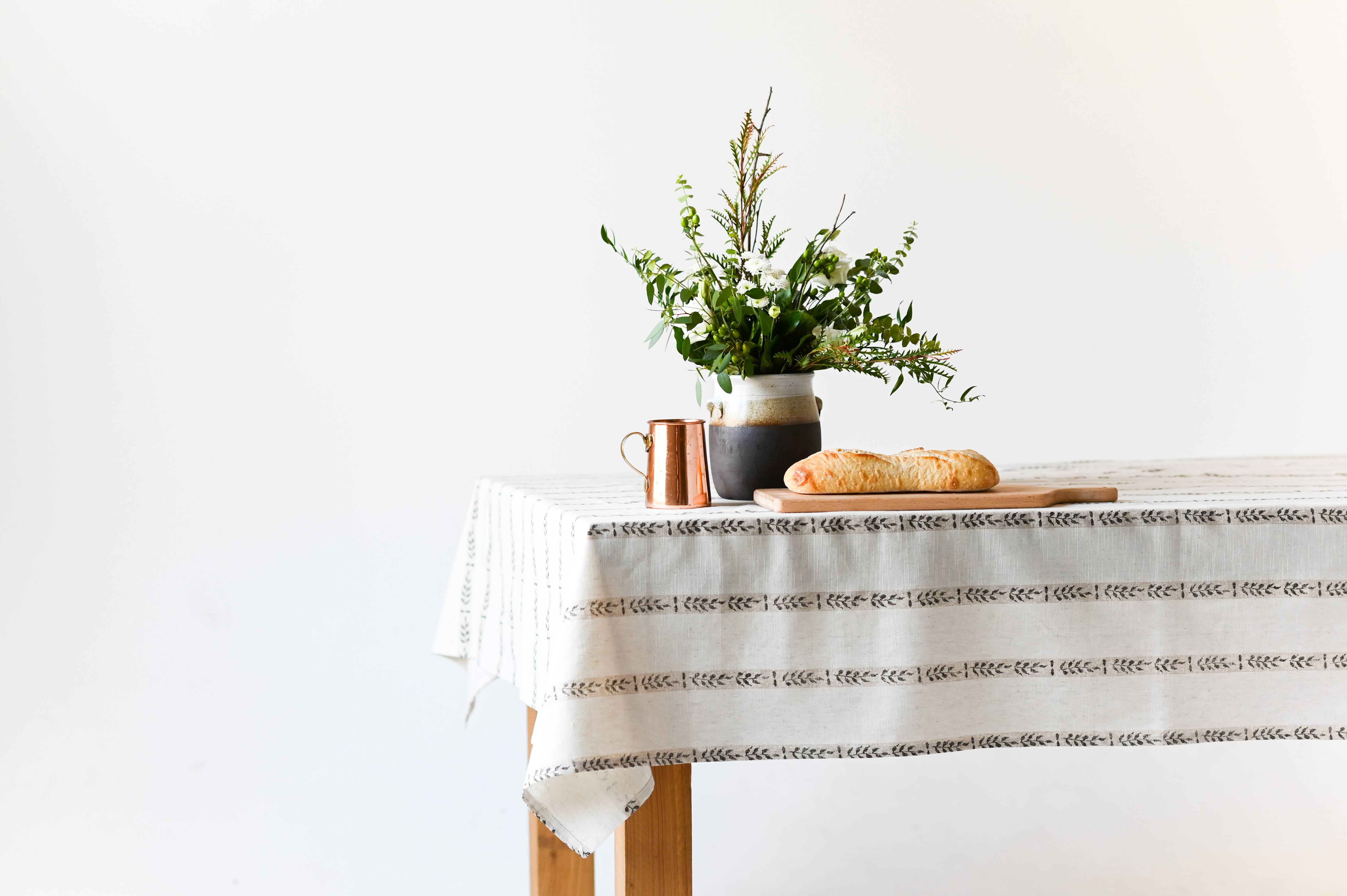 Walnut Leaf Tablecloth