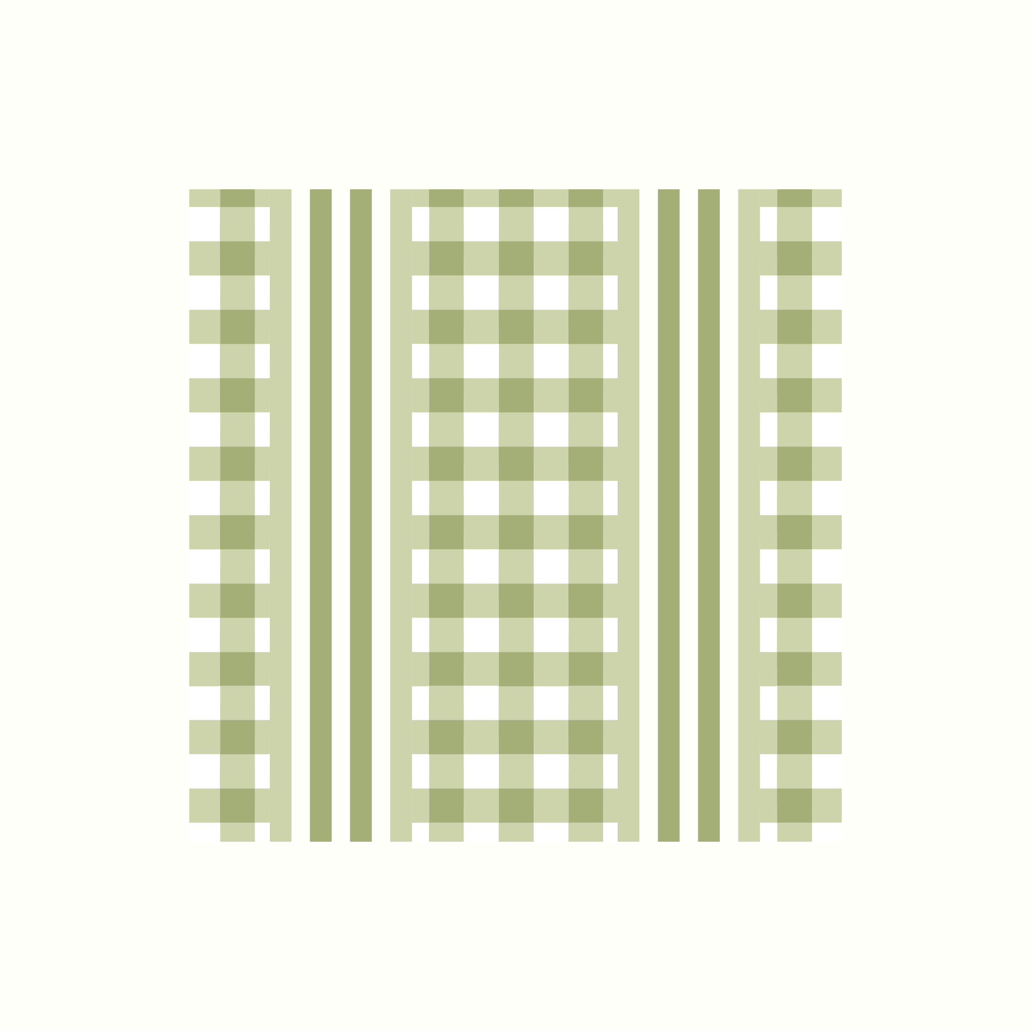 Gingham Cotton Dinner Napkins