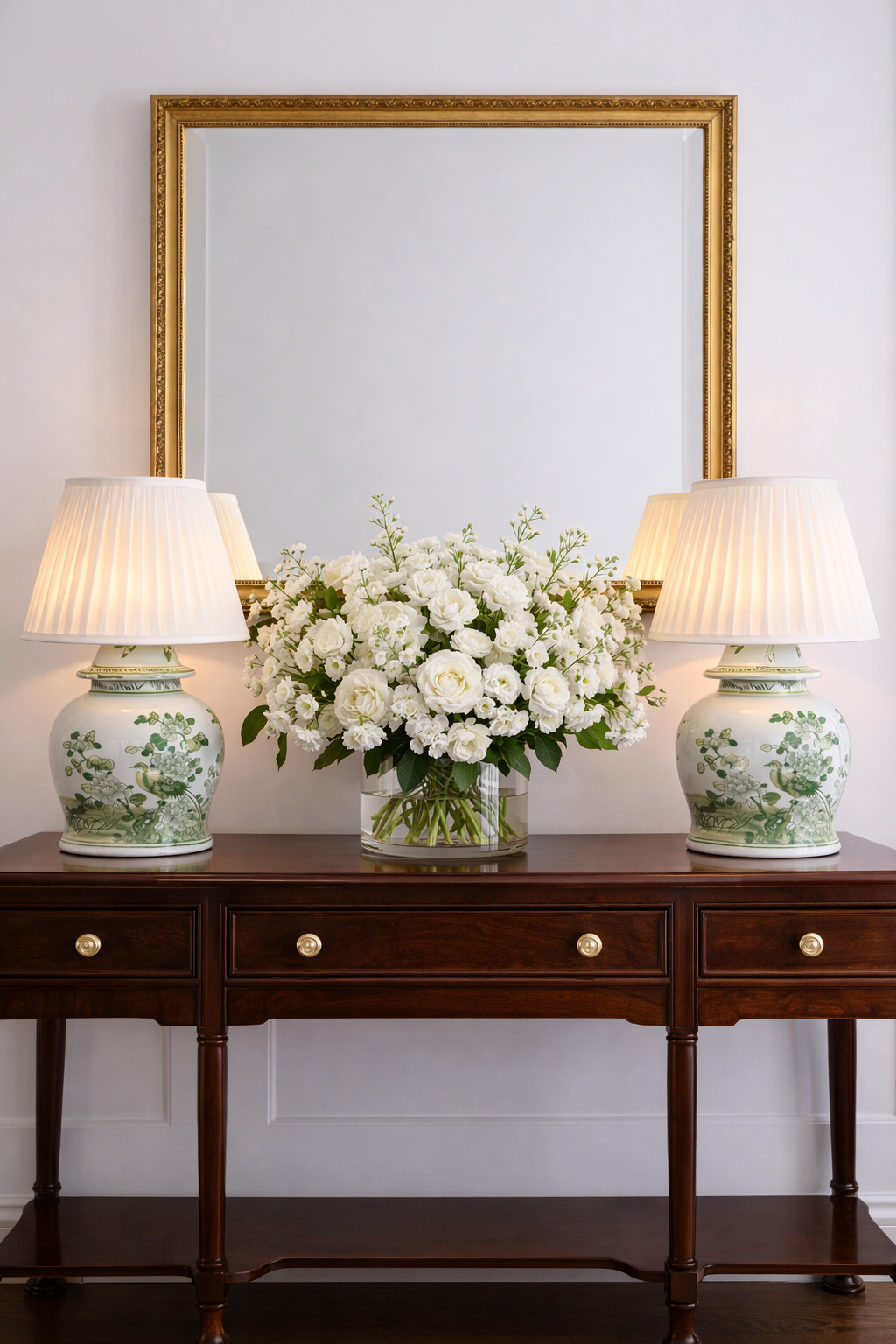 Green Bird Porcelain Rechargeable Lamp