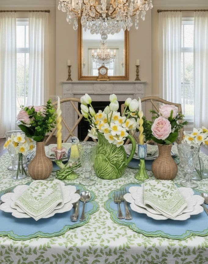 Bettina Placemat - Blue & Green (Set of 4)