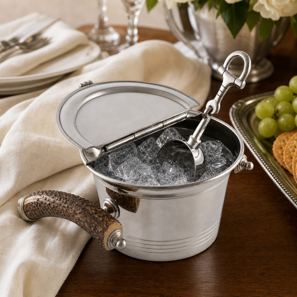 Equestrian Horse Bit Pewter Handle Ice Scoop
