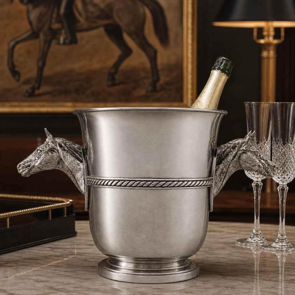 Horse Head Champagne Bucket