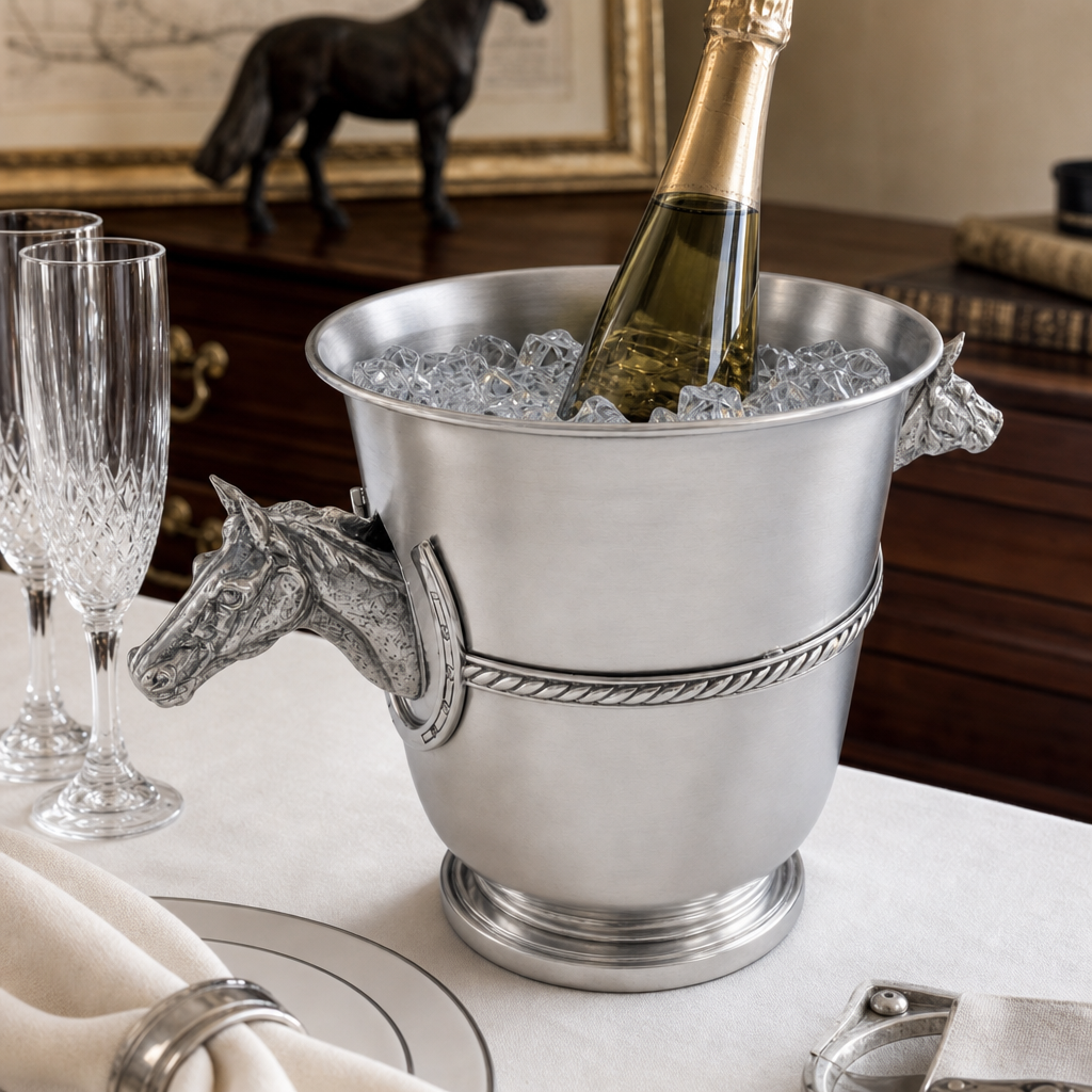 Horse Head Champagne Bucket