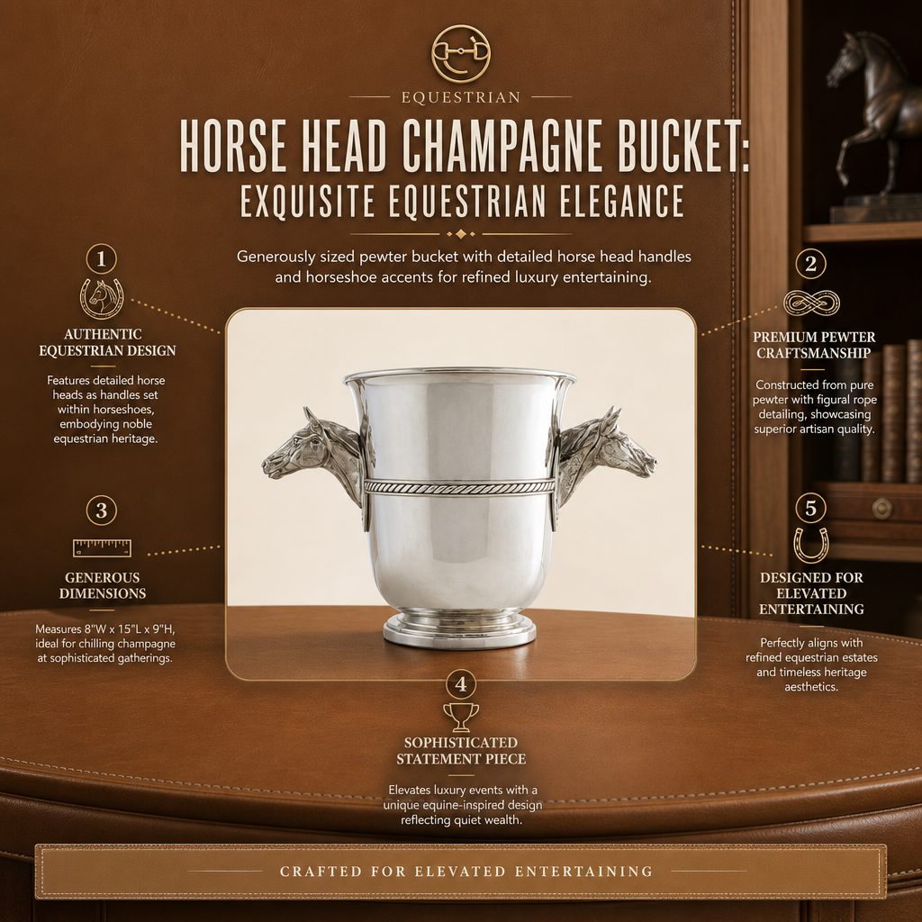 Horse Head Champagne Bucket