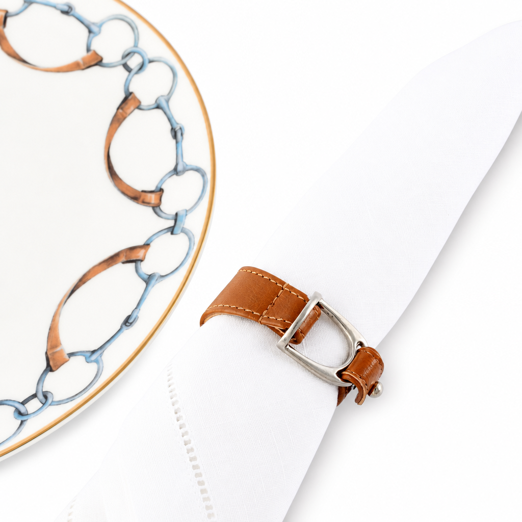 Stirrup Vegan Leather Napkin Ring