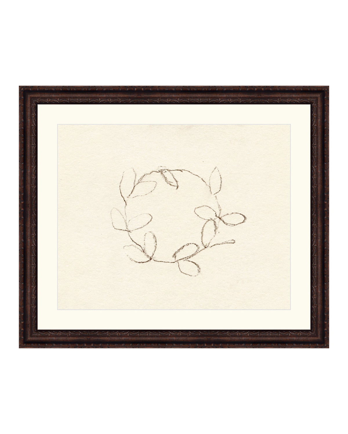 Holiday Wreath Drawing