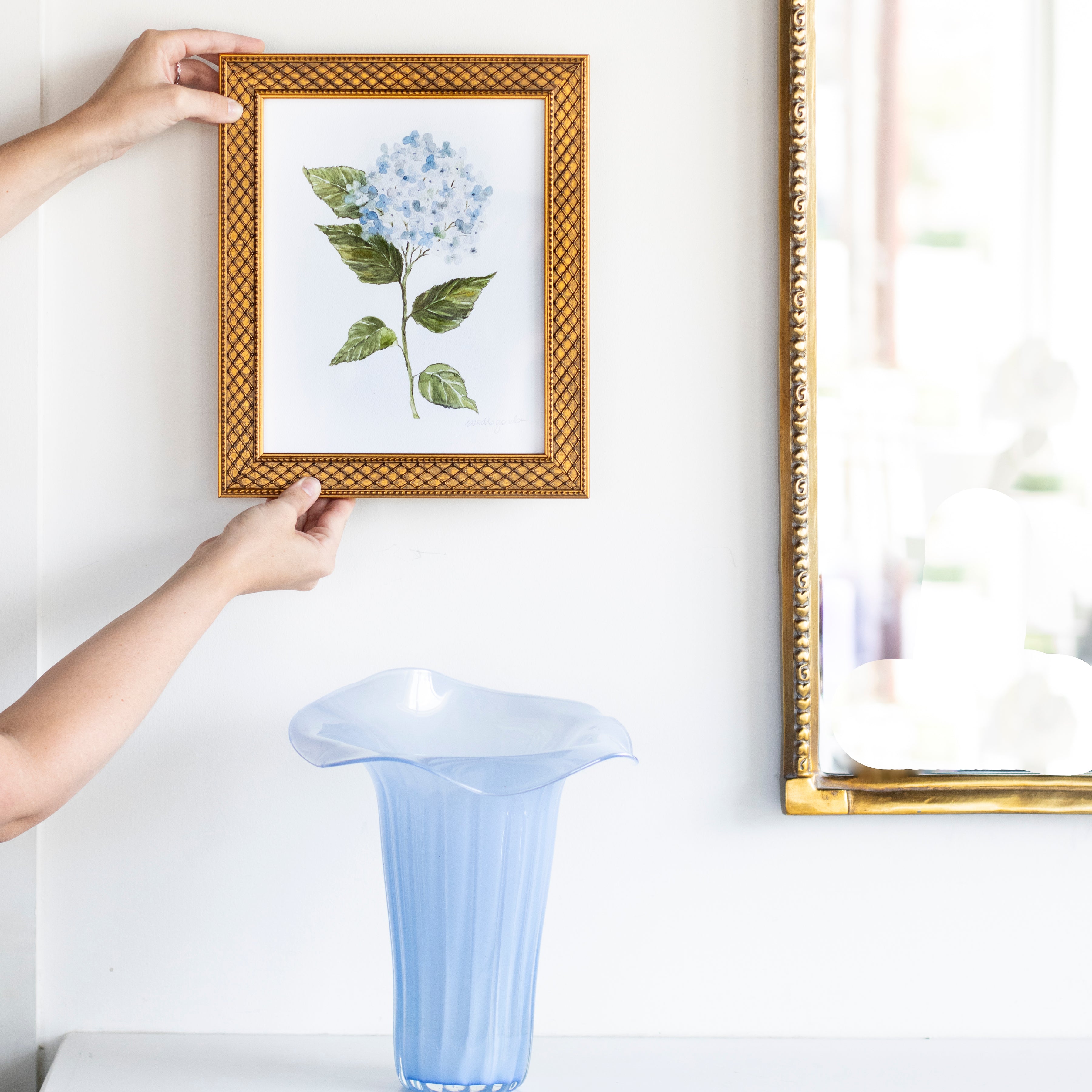 8x10 Hydrangea Print No. 2 By Susan Gordon