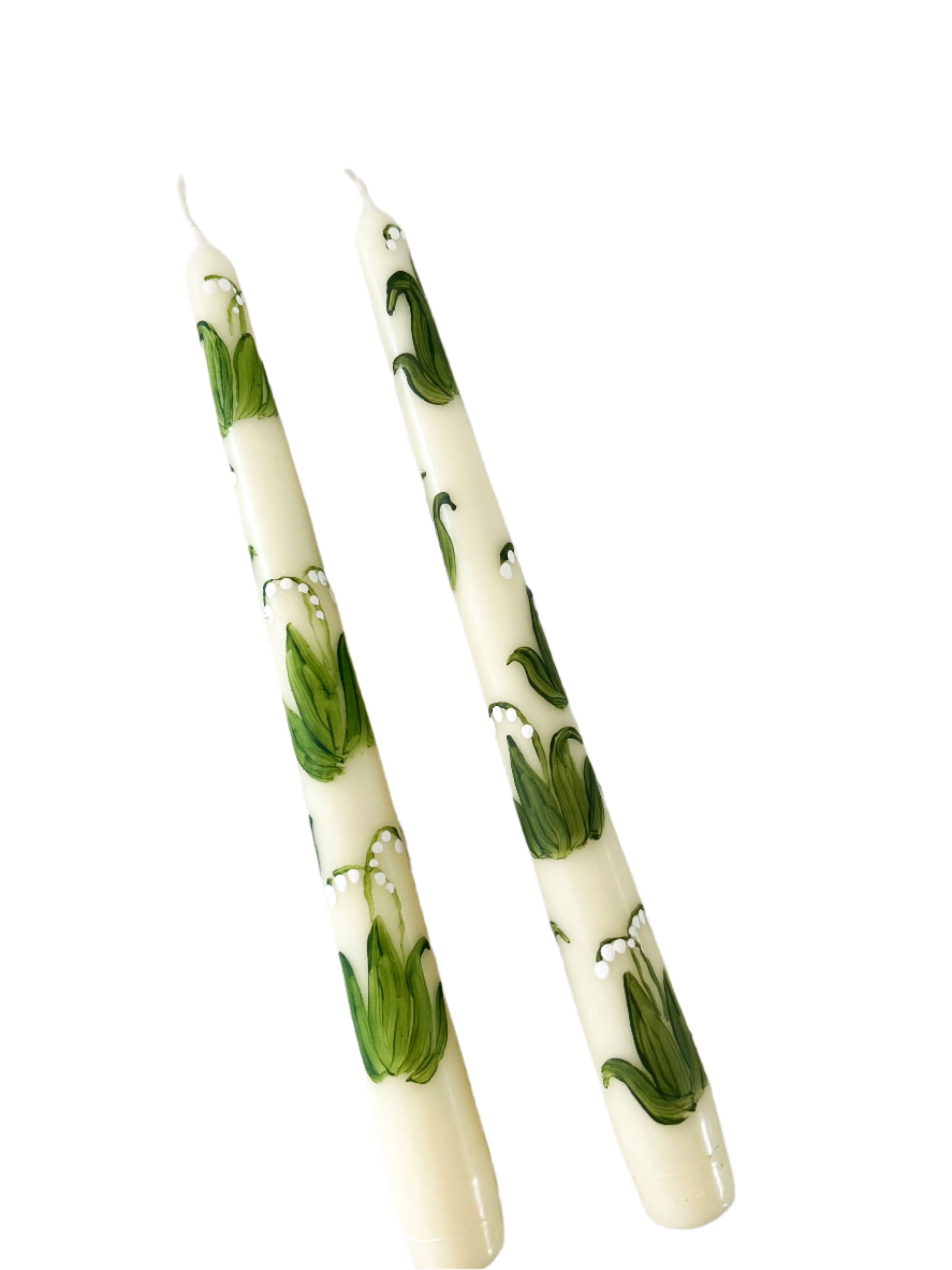 Lily of the Valley Taper Candles