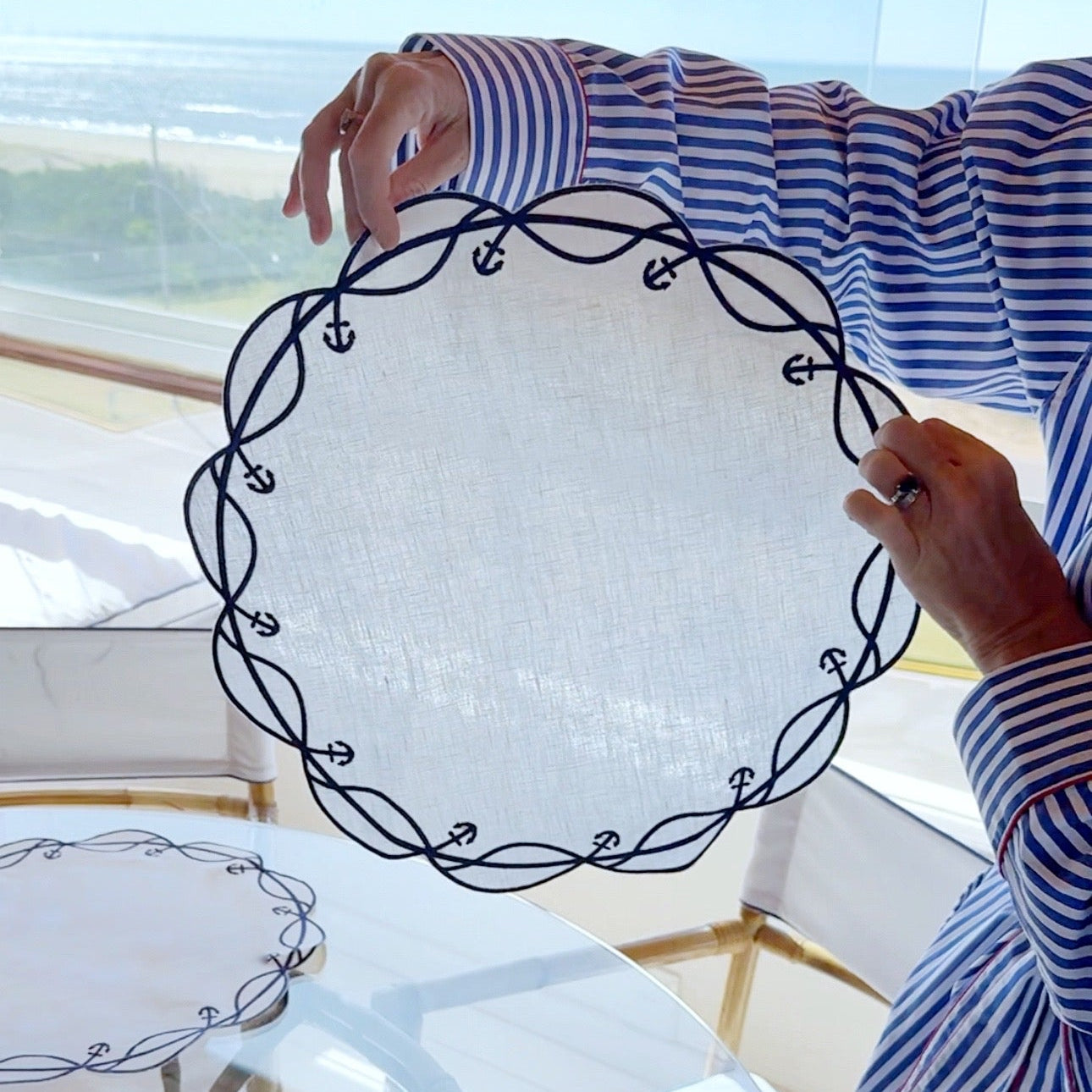 Del este linen placemat (set of 4)