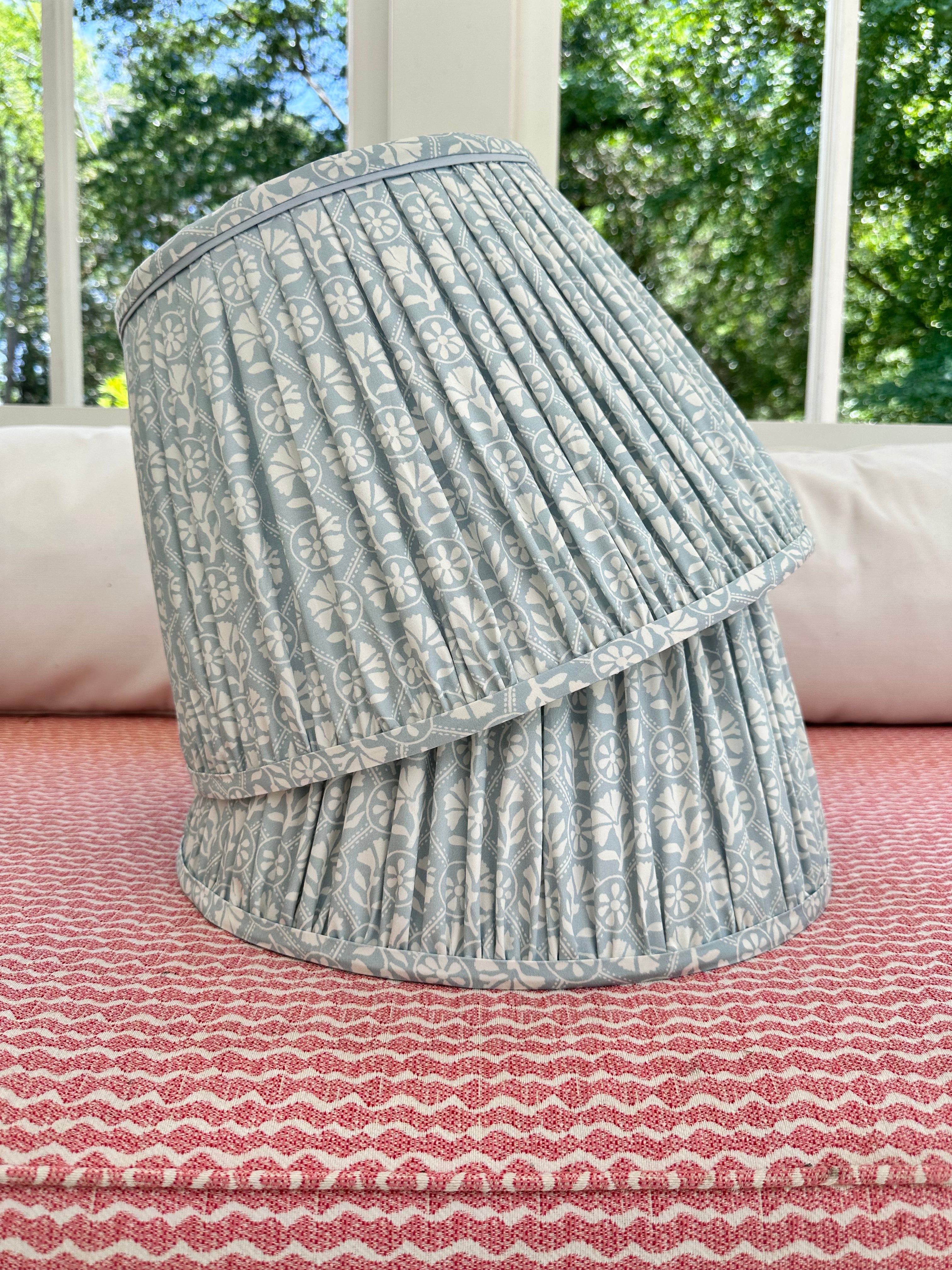 Sophie Ice Reverse with Contrast Banding Lampshade