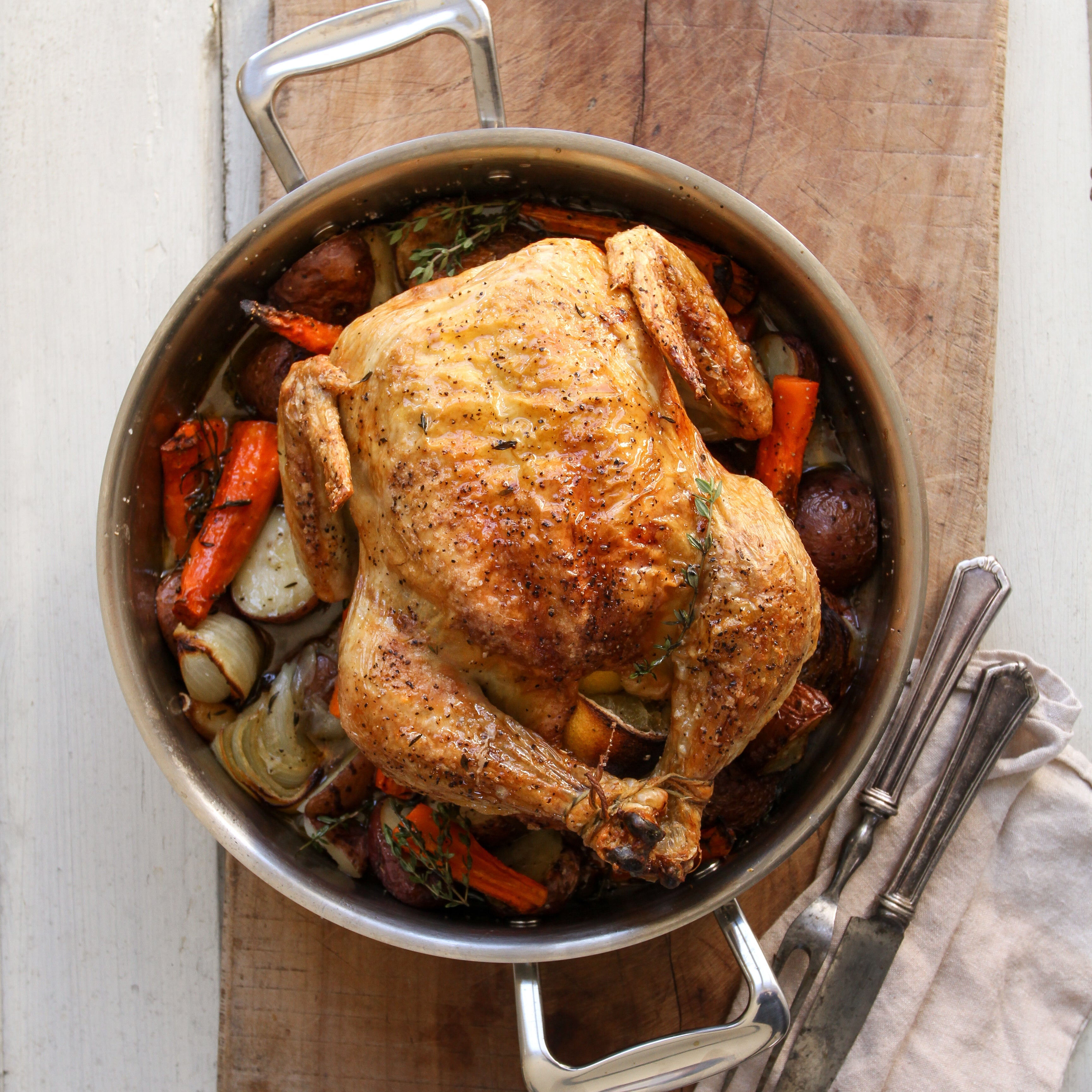 3-in-1 Roasting Pan with Handles
