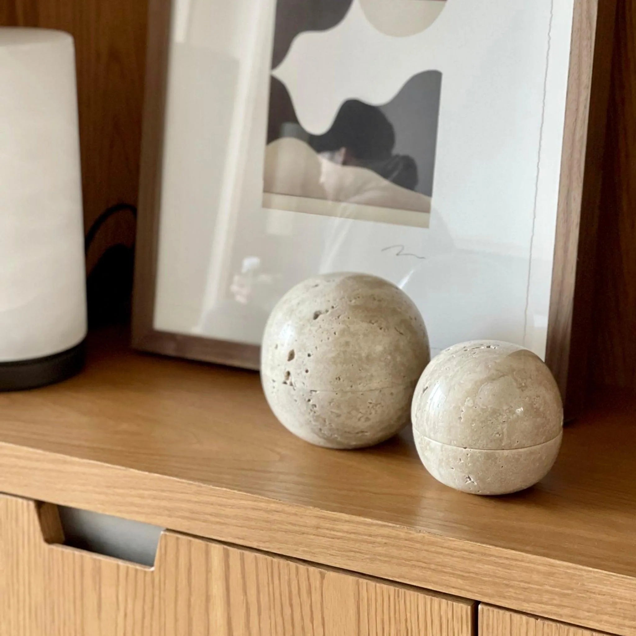 Anastasio Home Dot Box, Small in Oyster