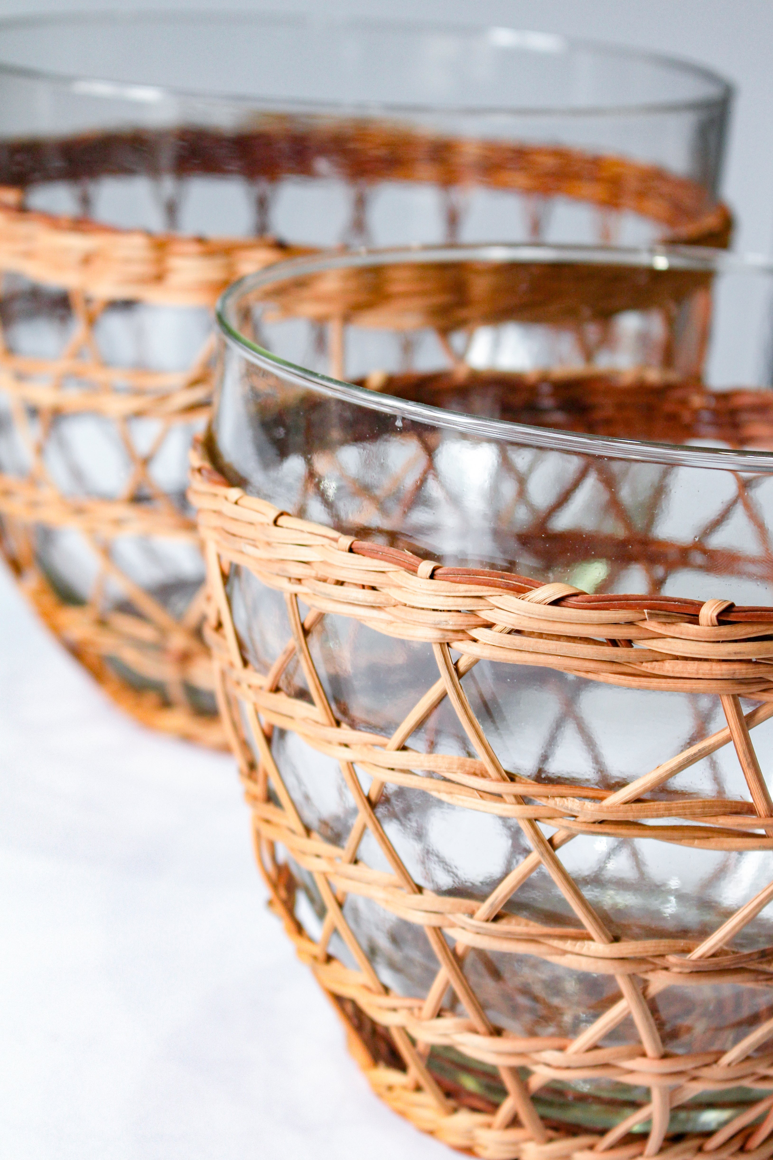 Seagrass Cage Med Bowl