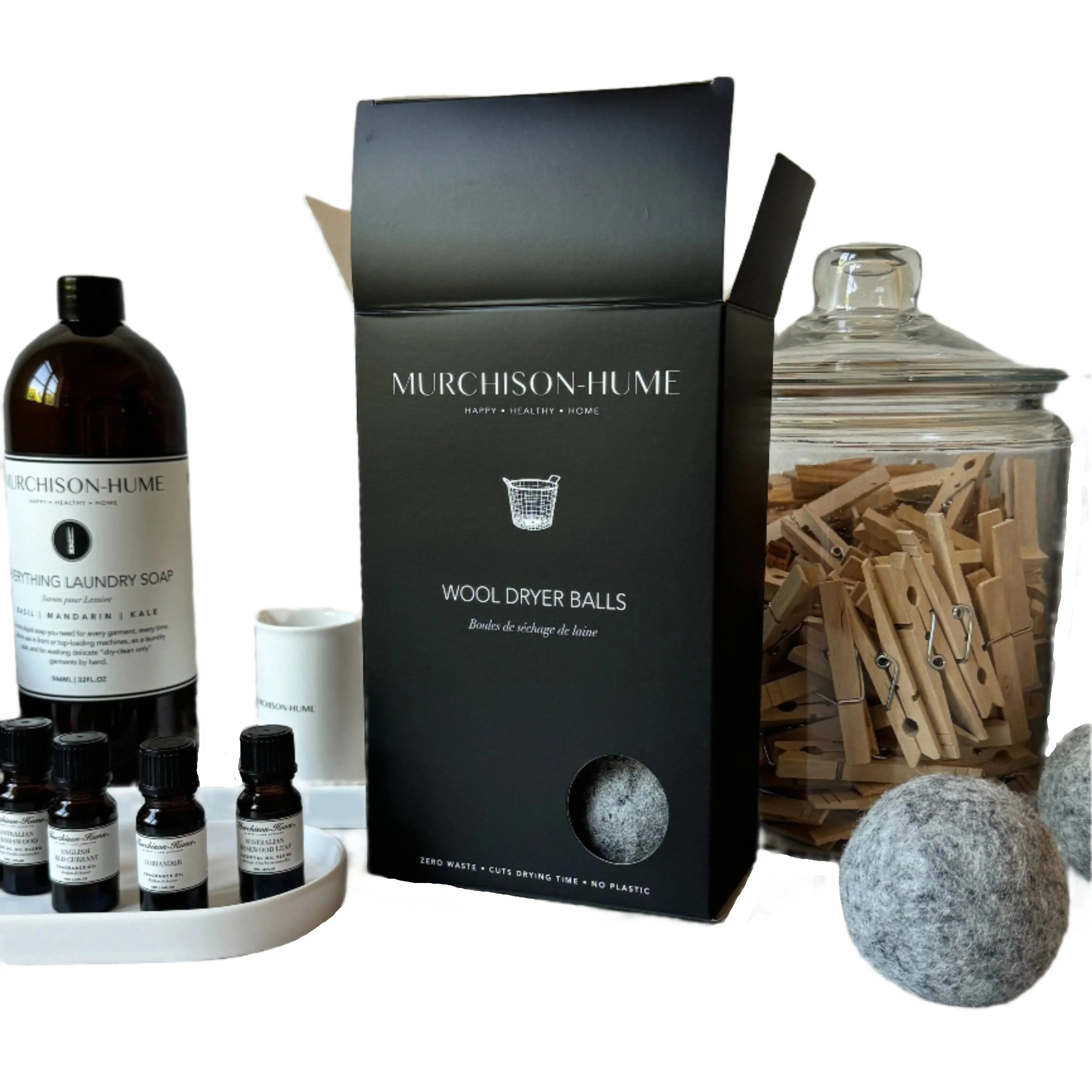 Wool Dryer Balls + Fragrance Bundle