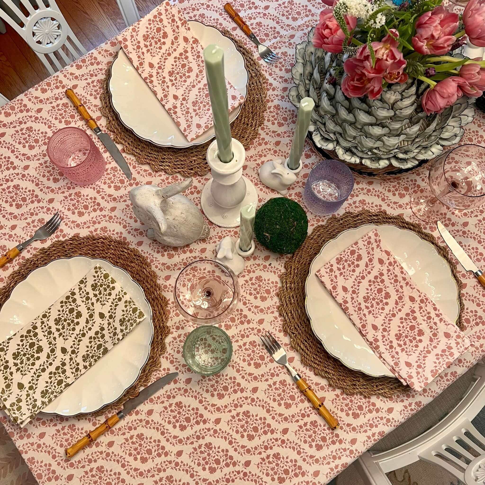 Wisteria Linen Napkins, Set of 4