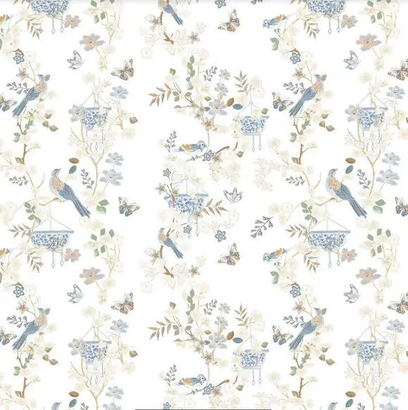 Ivory Chinoiserie Gift Wrap - The Mayfair Hall
