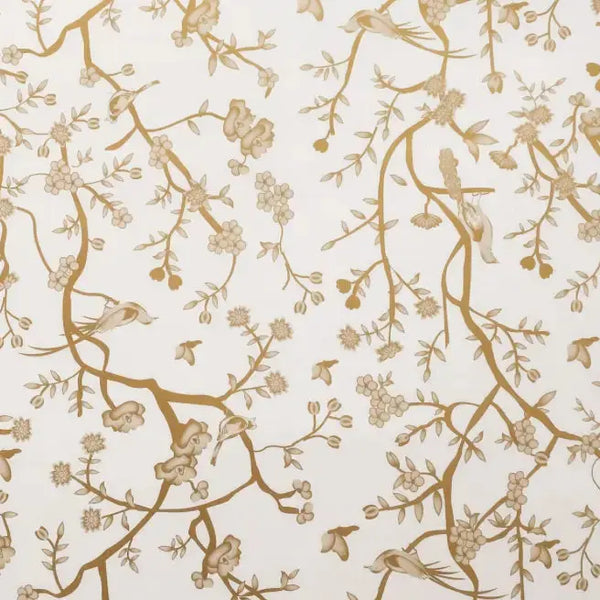 Ivory and Gold Chinoiserie Gift Wrap - The Mayfair Hall