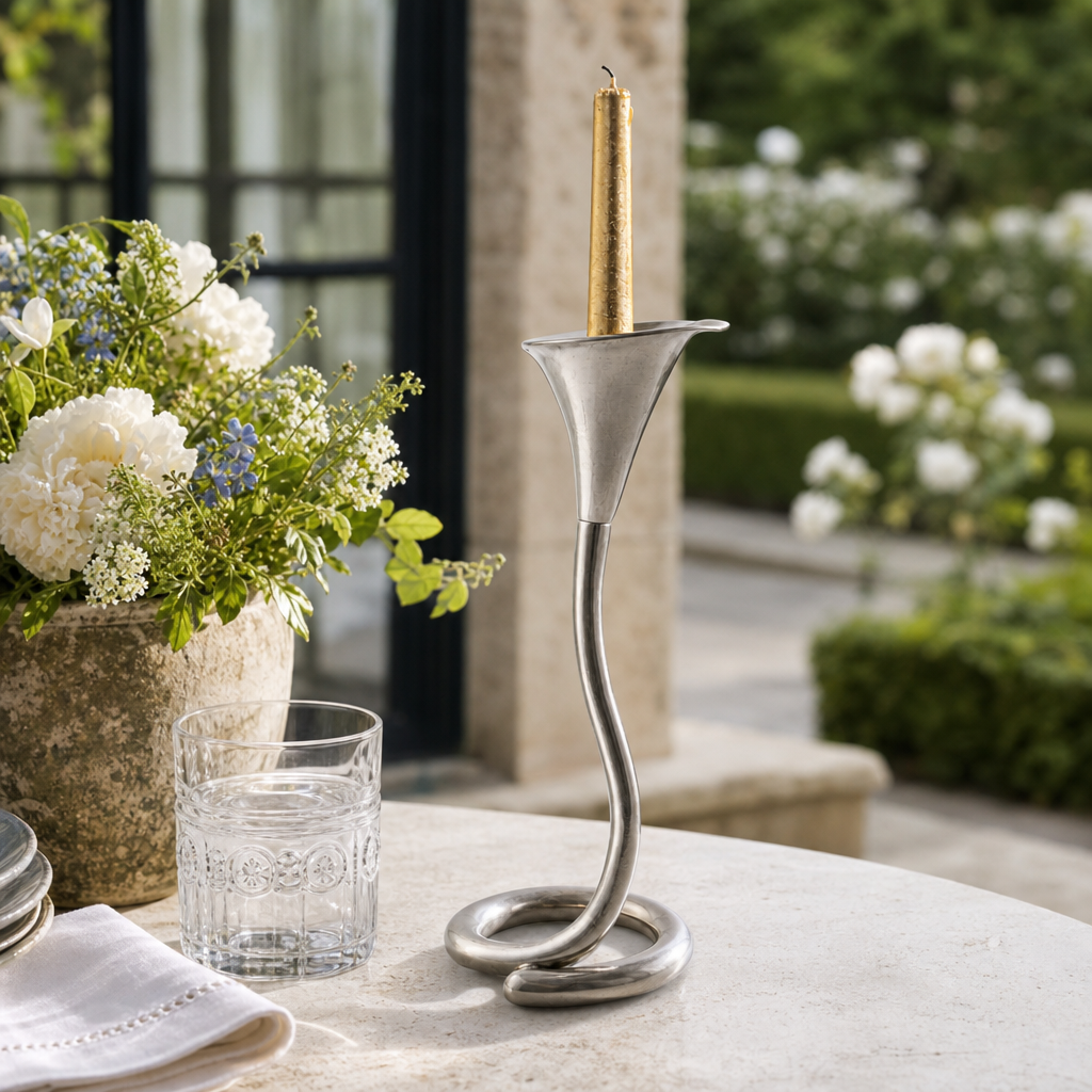 Lily Candlestick Tall