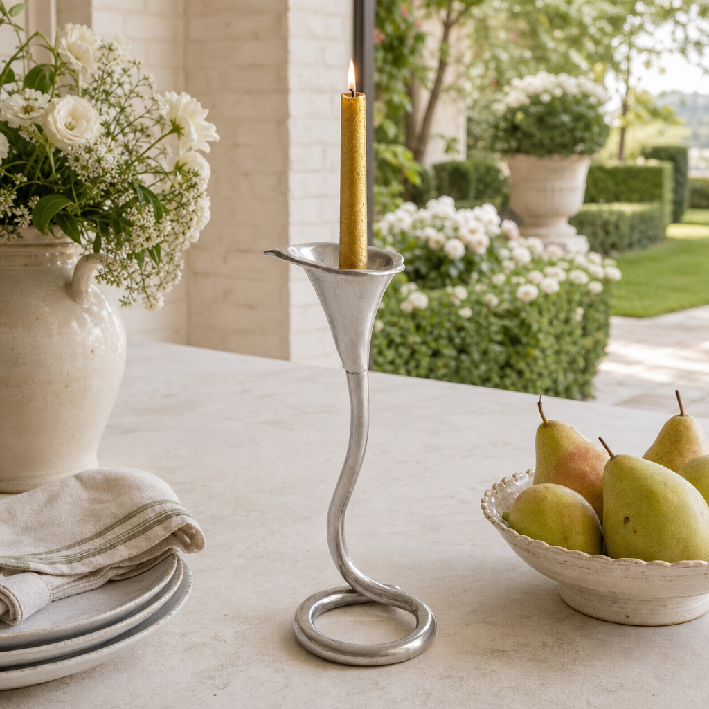 Lily Candlestick Tall