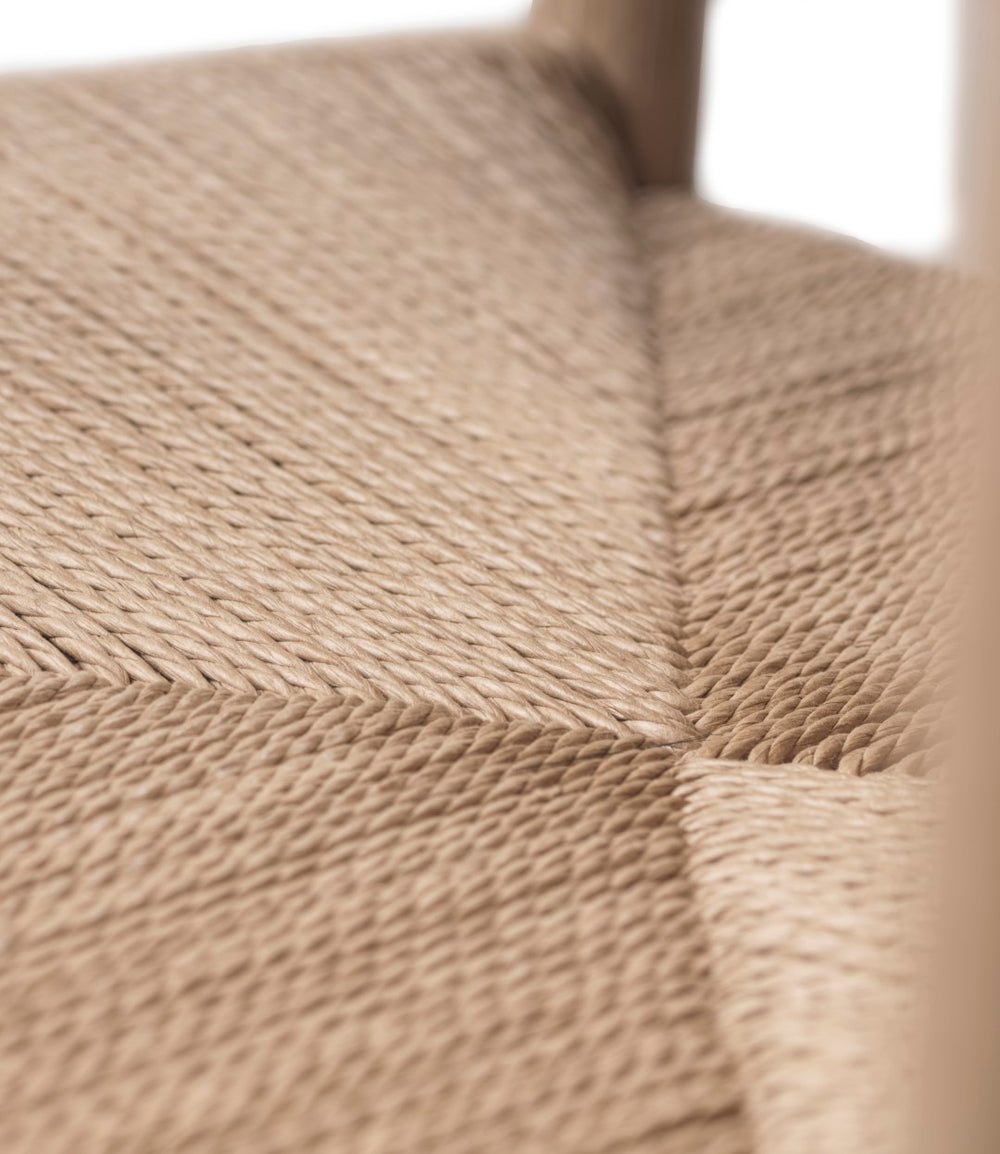 FDB Møbler J186 Hesbjerg Chair, Nature Oiled Oak/Nature Paper Cord