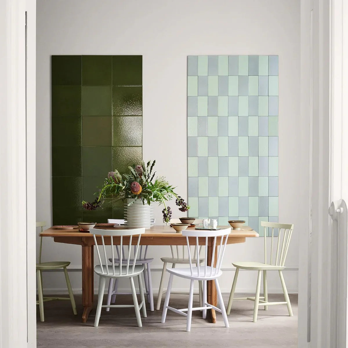 FDB Møbler J46 Dining Chair, Roots Painted Beech