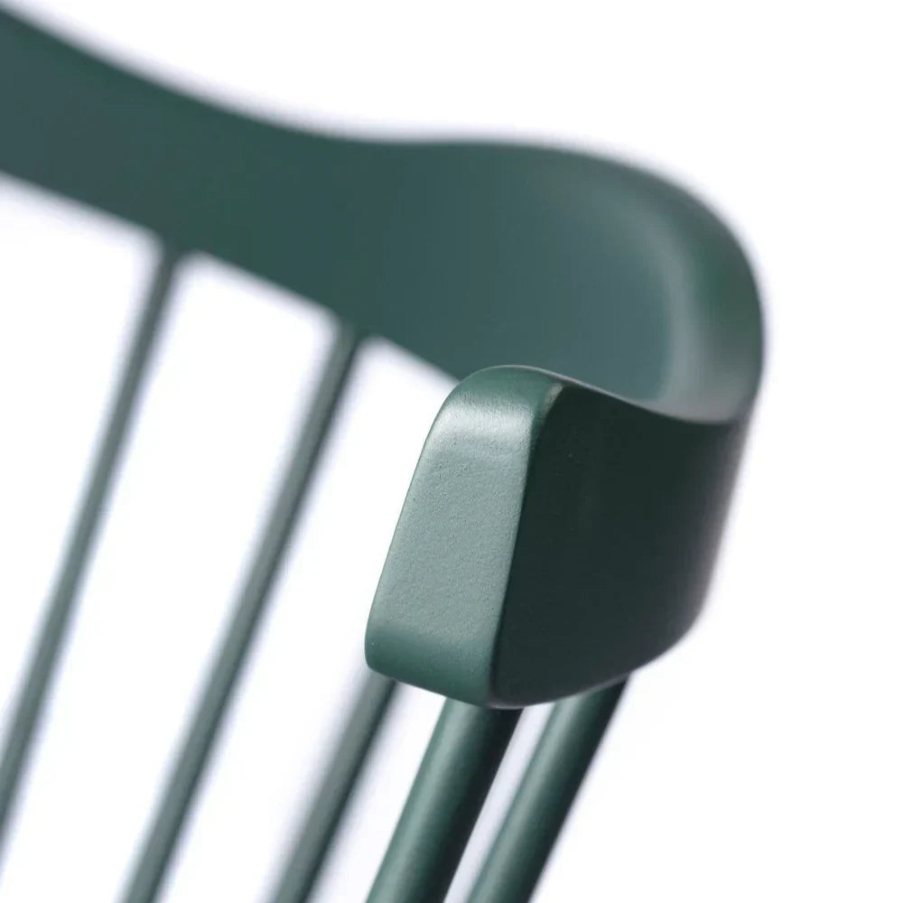 FDB Møbler J52B Chair, Black Green Painted Beech
