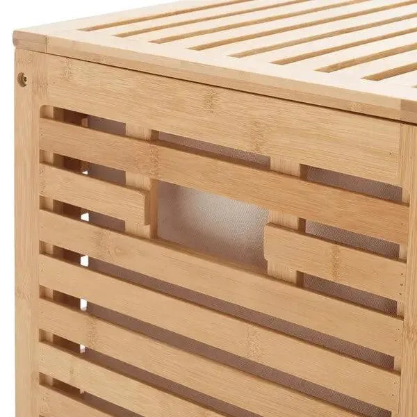 Jacy Natural Laundry Basket Safavieh