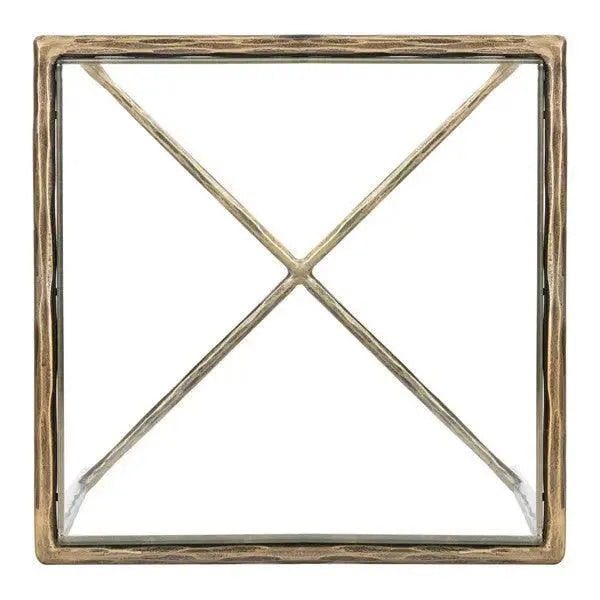 Safavieh Jessa Brass Forged Metal Square End Table