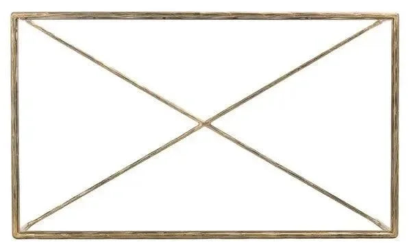 Safavieh Jessa Brass Rectangle Metal Coffee Table
