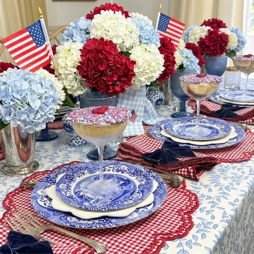 Bettina Placemat - Red Gingham (Set of 4)