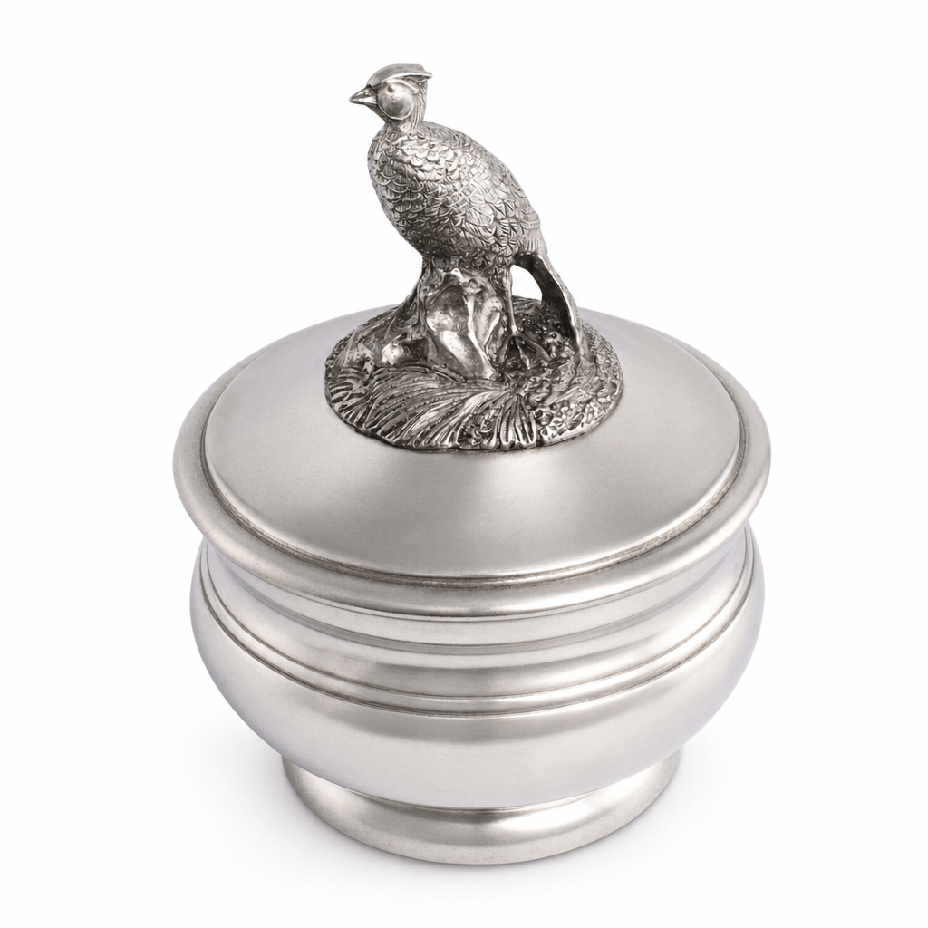 Pewter Pheasant Sauce Bowl