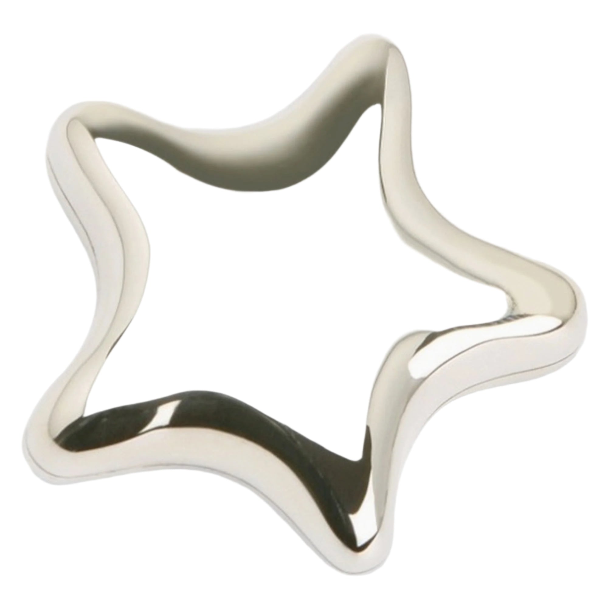 Star Sterling Silver Curl Keepsake Box by Krysaliis