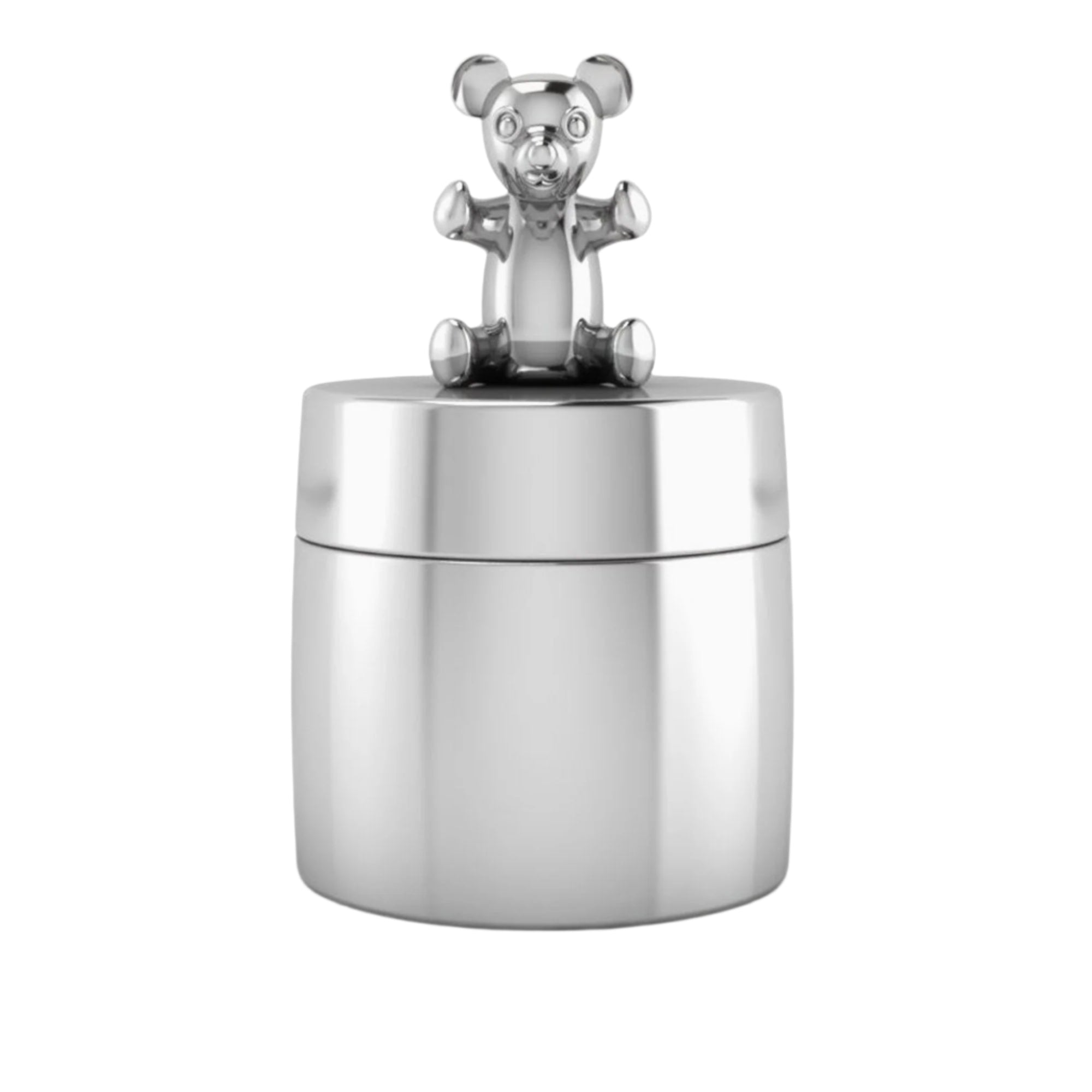 Teddy Sterling Silver Keepsake Box by Krysaliis