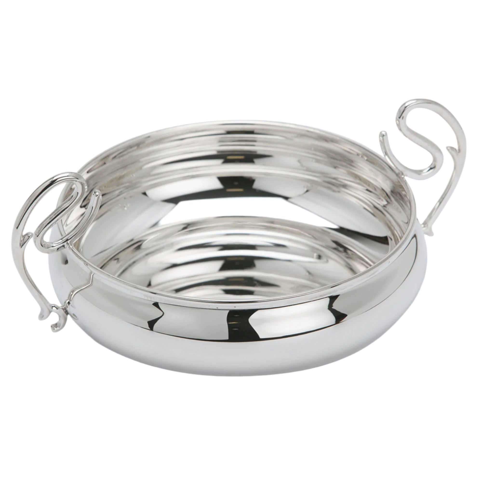 Curve Sterling Silver Baby Porringer by Krysaliis