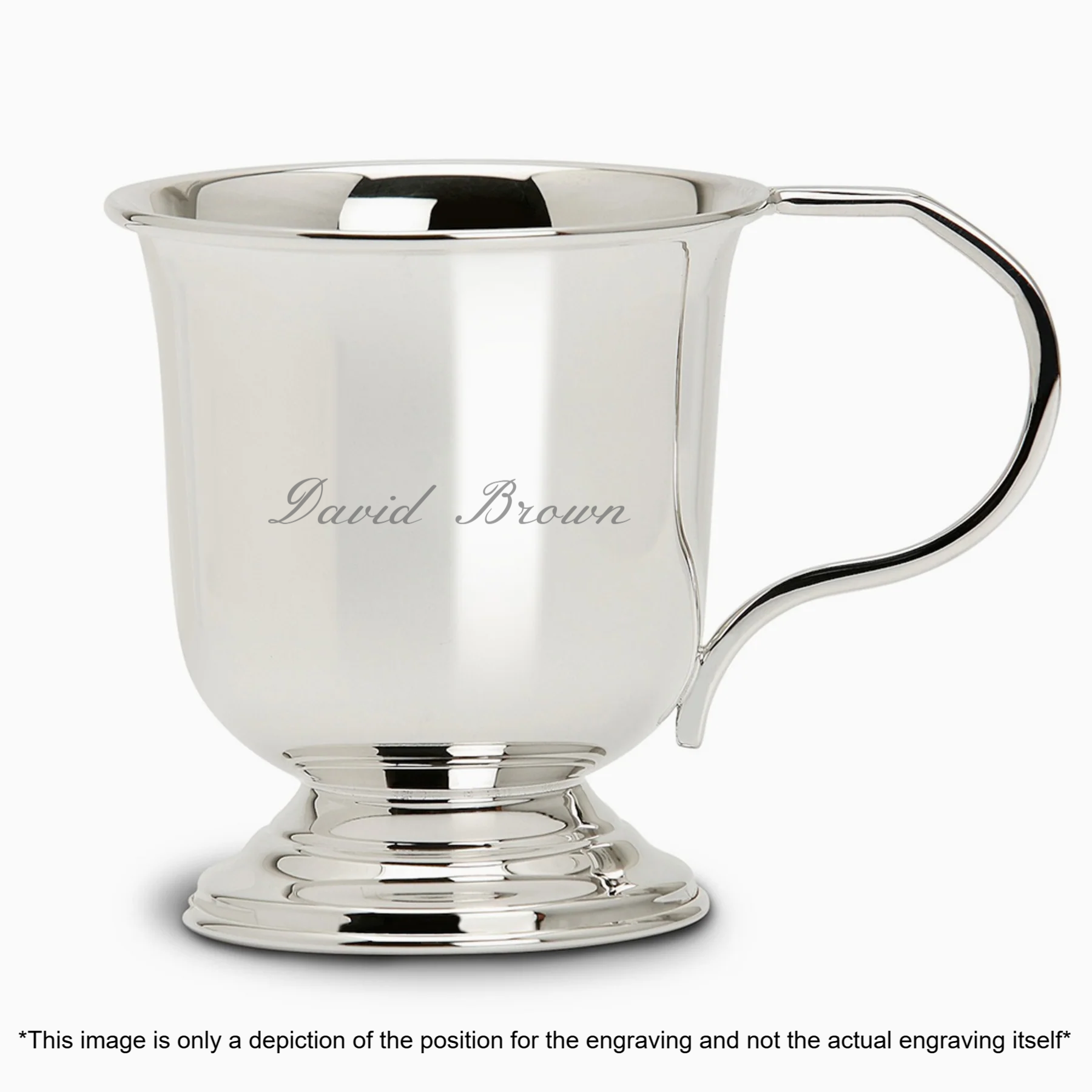 Krysaliis Sterling Silver Baby Cup- Pedestal