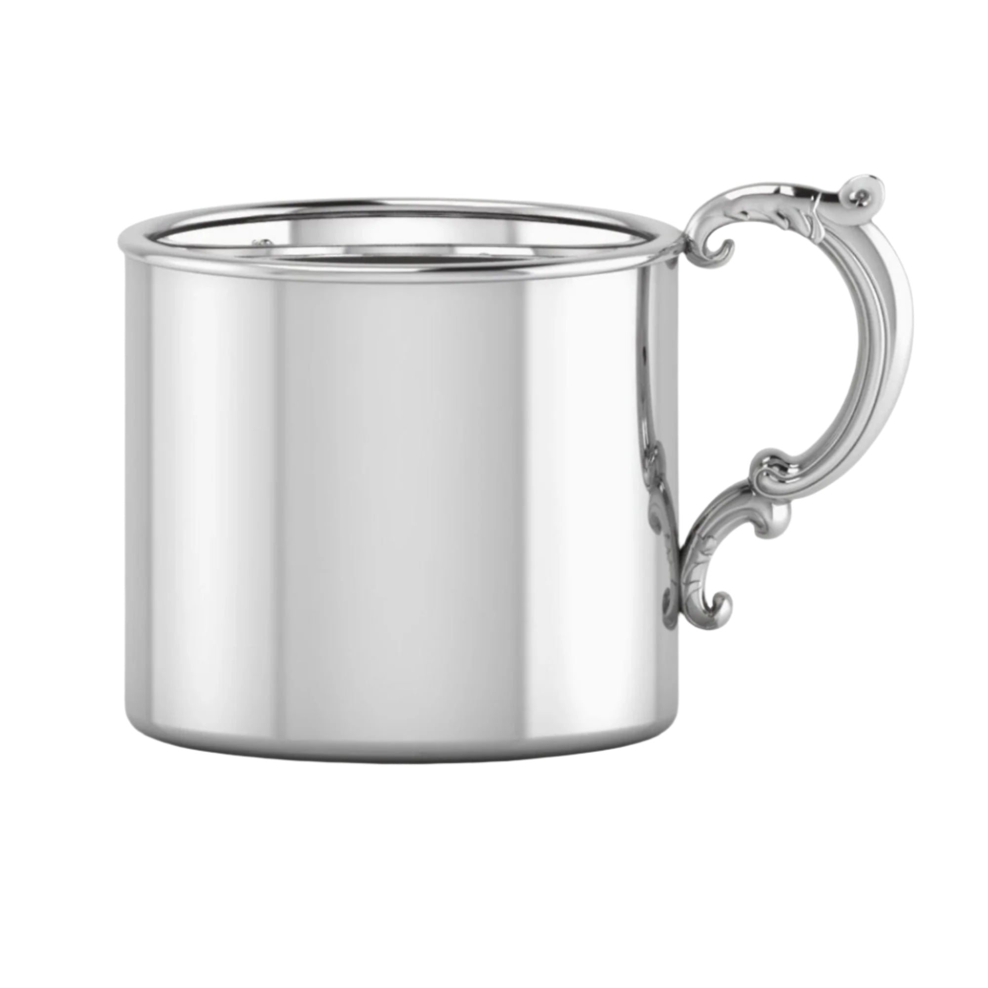 Krysaliis Sterling Silver Baby Cup- Classic Victorian Handle
