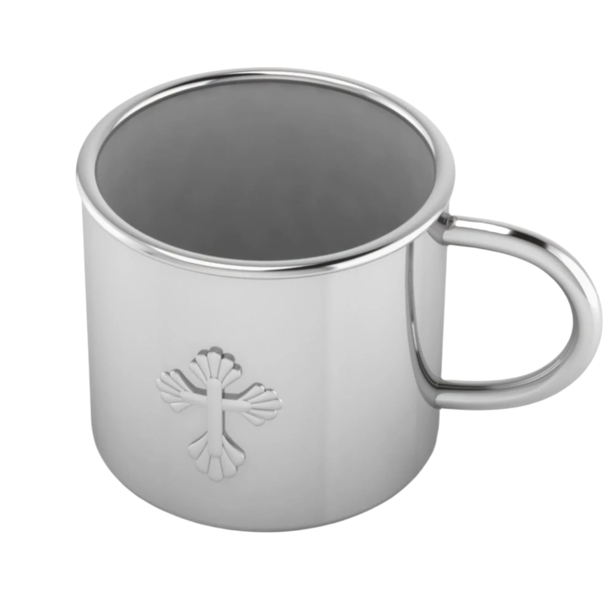 Krysaliis Sterling Silver Baby Cup - Cross