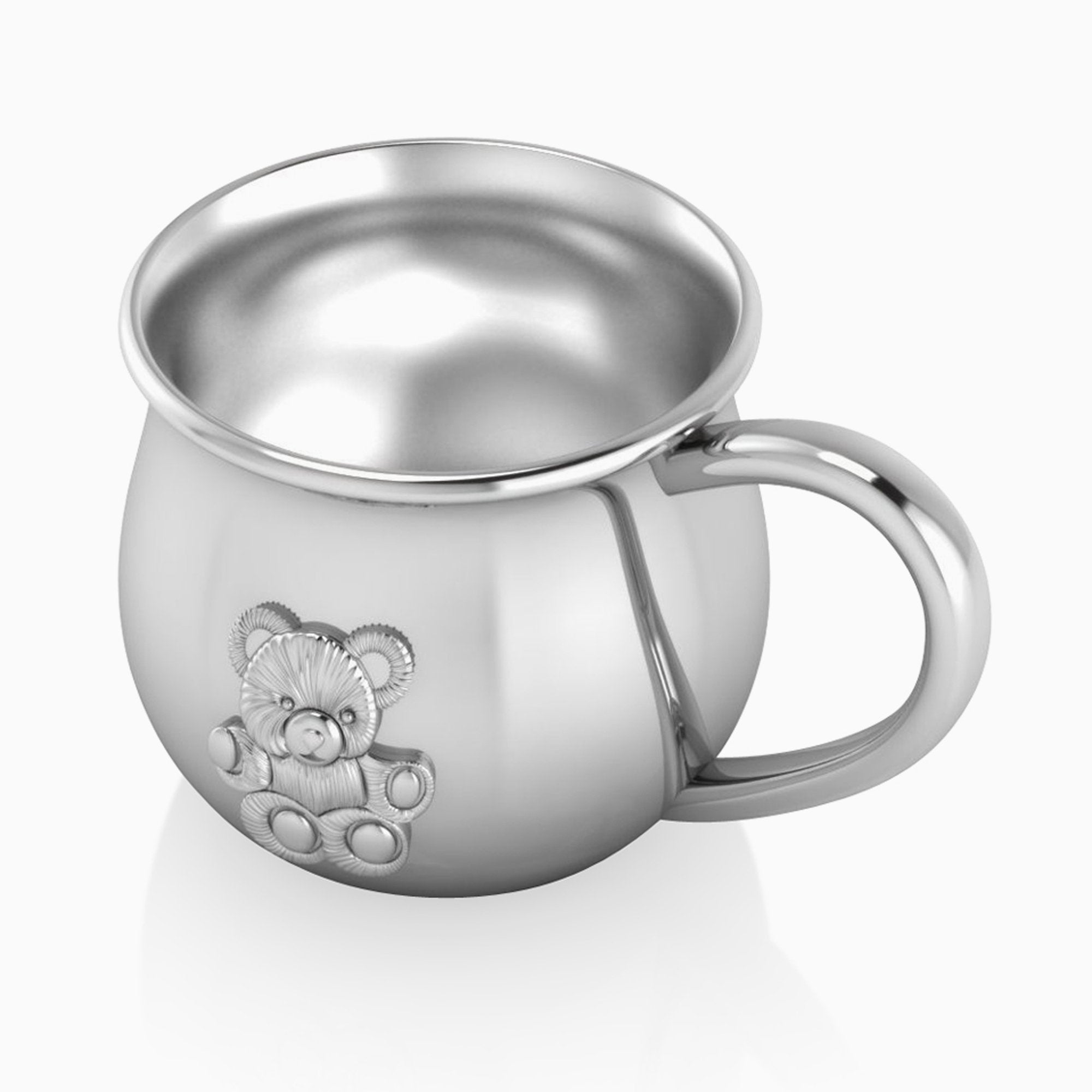 Krysaliis Silver Plated Baby Cup - Bear